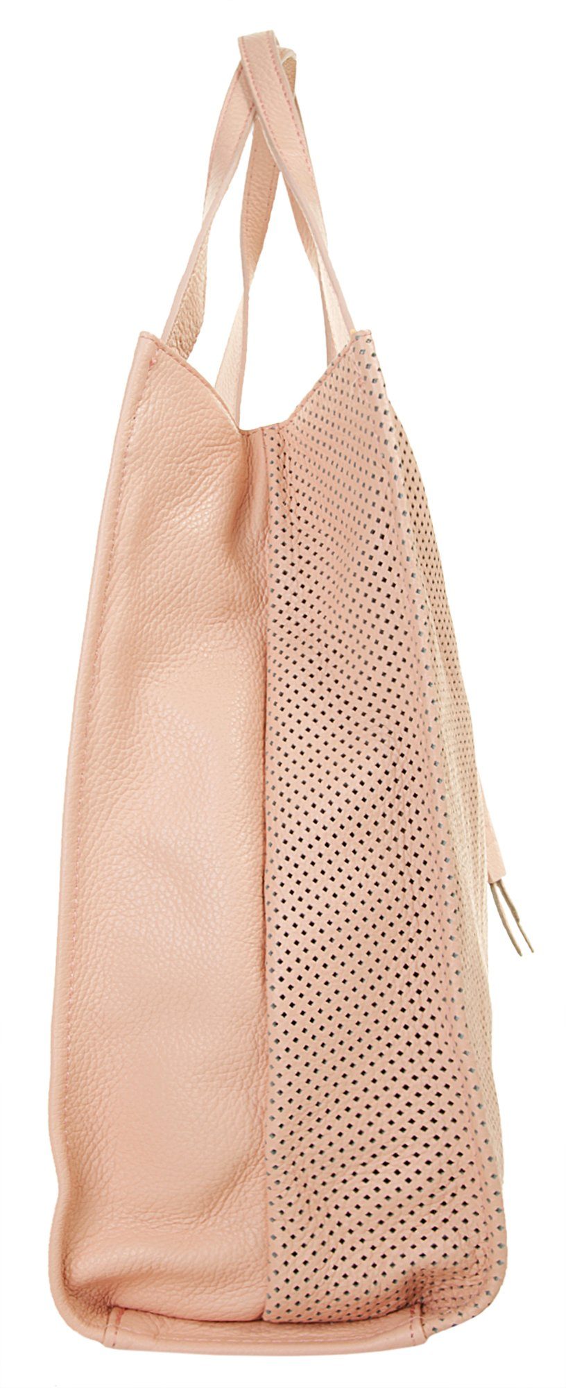 Cluty Shopper echt leer, made in italy