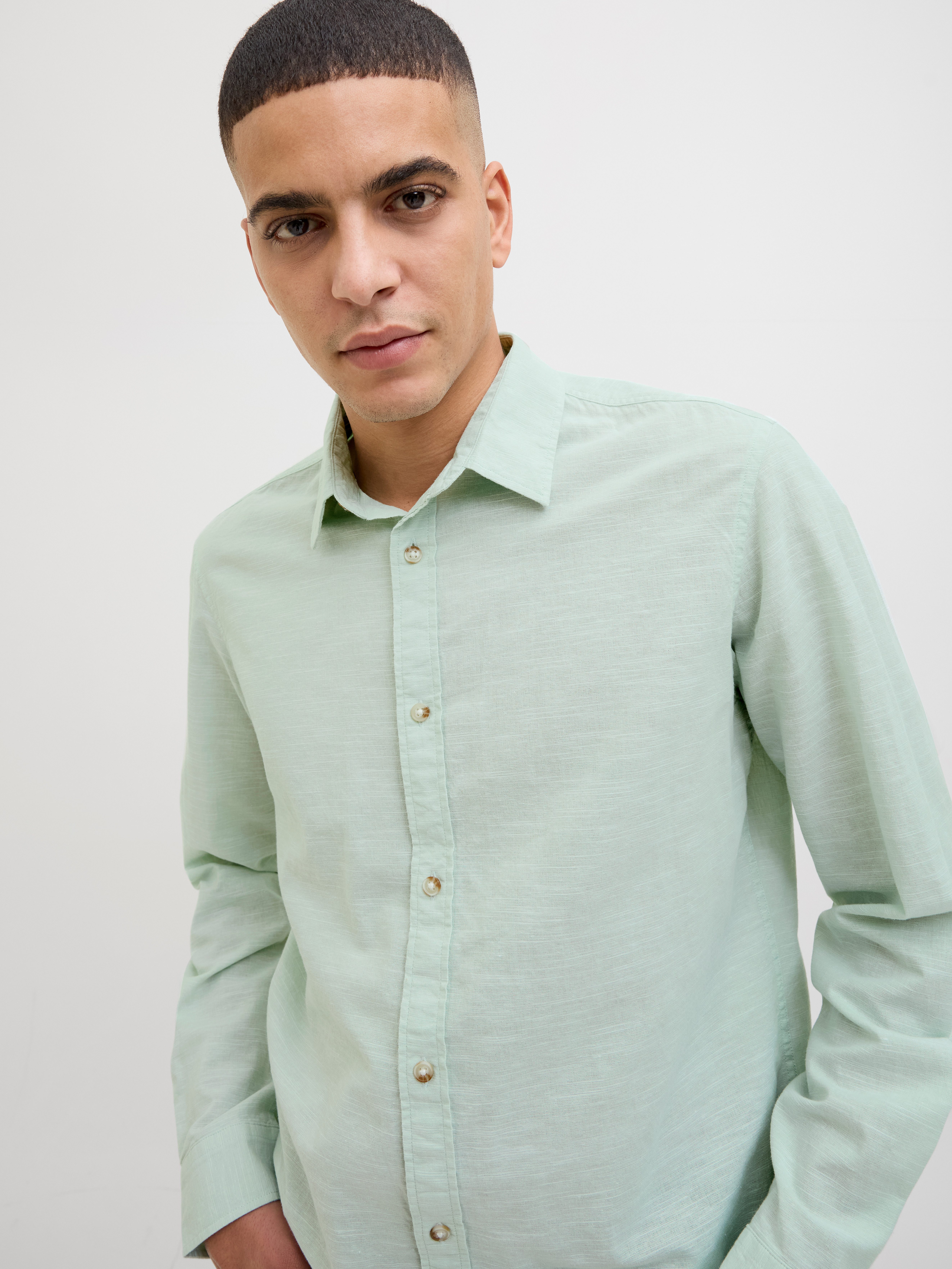 Jack & Jones Overhemd met lange mouwen JJESUMMER SHIRT LS SN