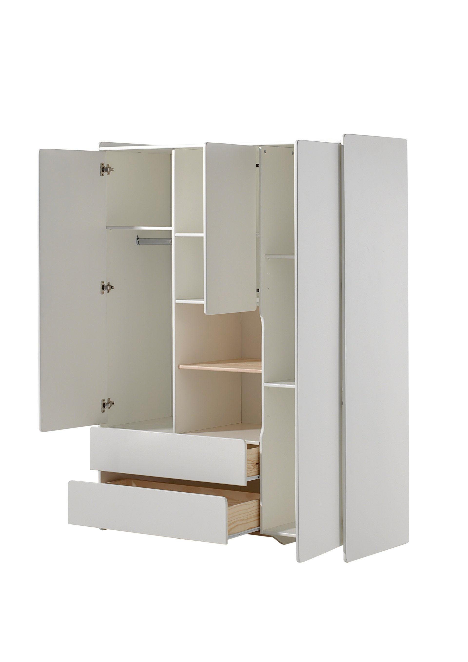 Vipack Kledingkast Kiddy, met functionele indeling en 2 lades, stevig gebouwd