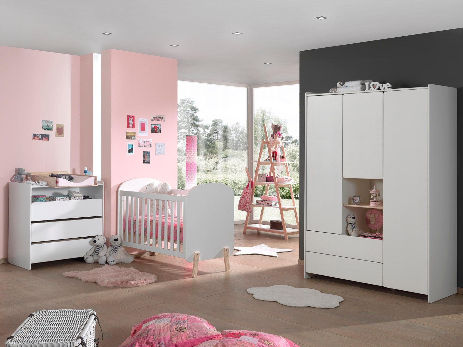 Vipack Kledingkast Kiddy, met functionele indeling en 2 lades, stevig gebouwd