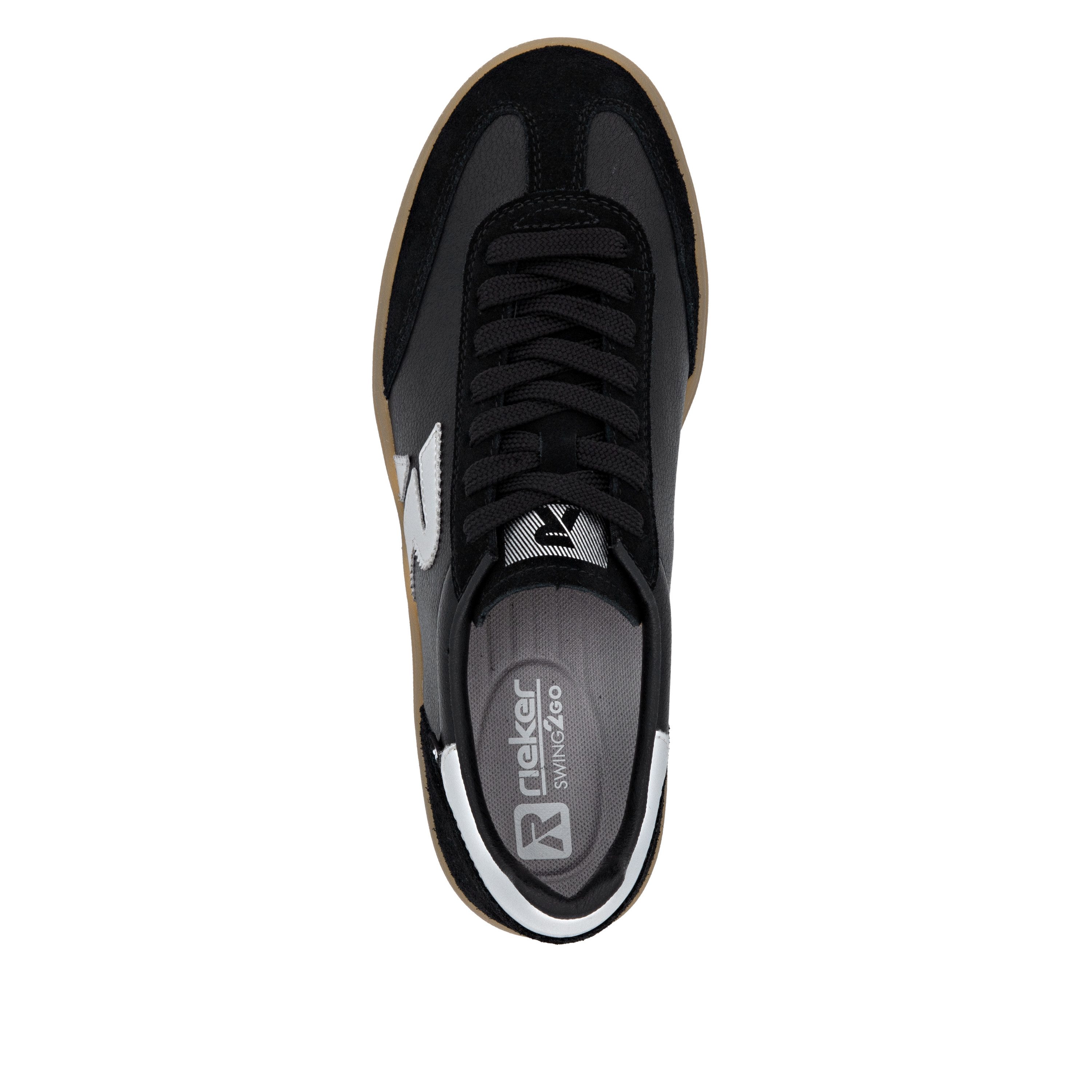 R-Rieker Plateausneakers Swing2GO Retro-sneaker, veterschoen, lage schoen met trendy plateauzool
