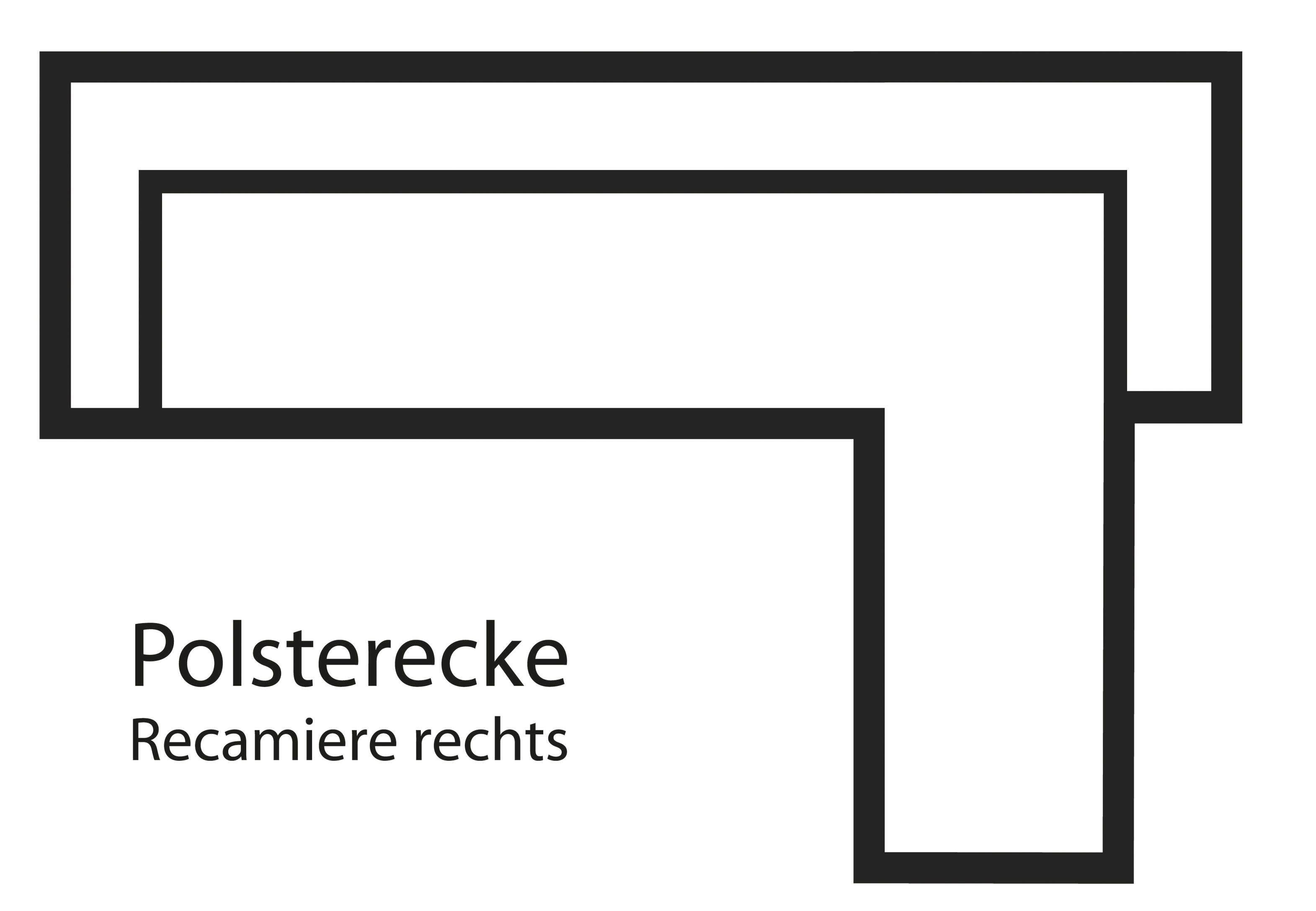 Home affaire Hoekbank Alberto L-vorm met verstelbare hoofdsteun, naar keuze met slaapfunctie