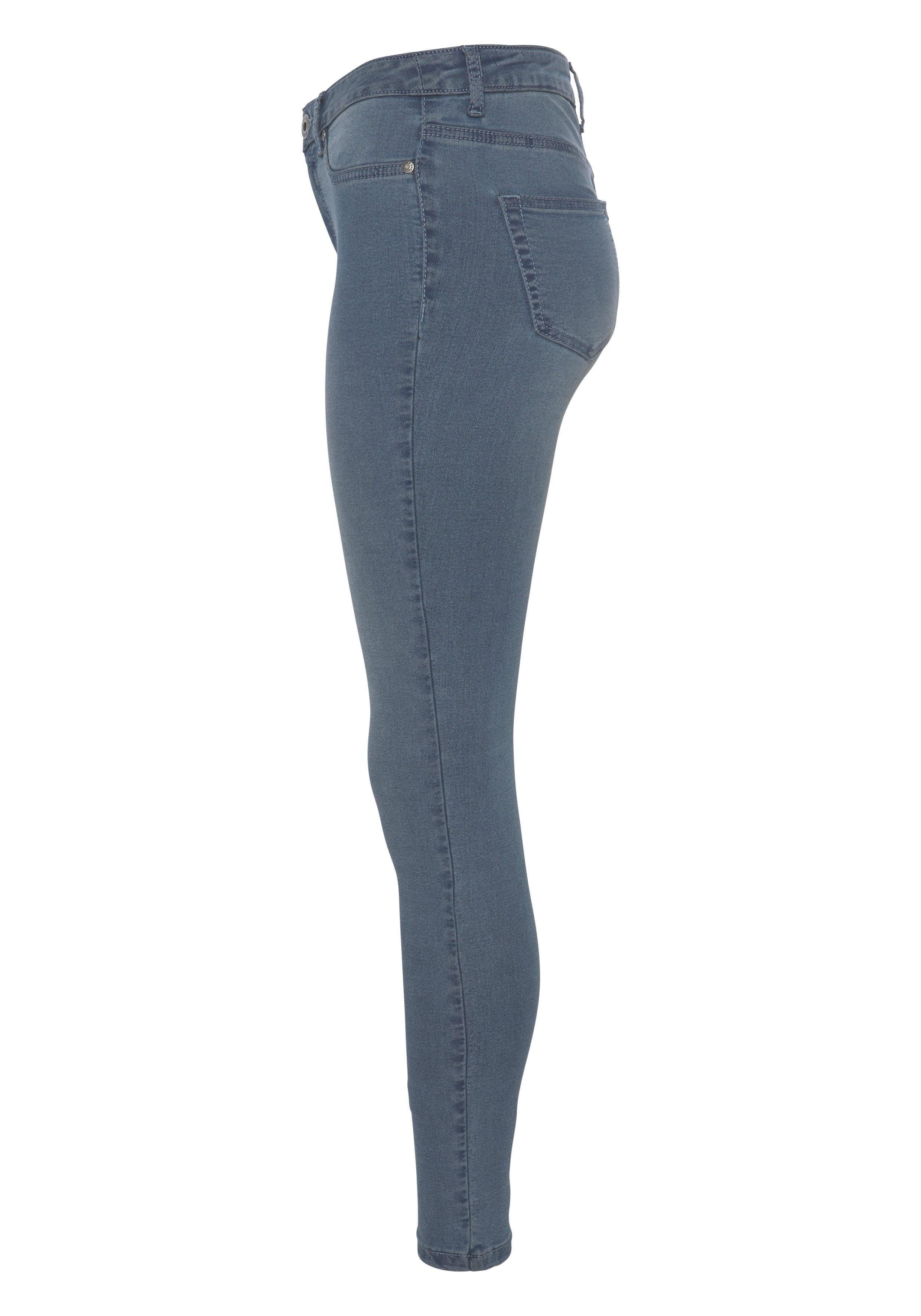 Arizona Skinny fit jeans Ultra Stretch extra-strak gesneden pasvorm, modieuze used-wassing