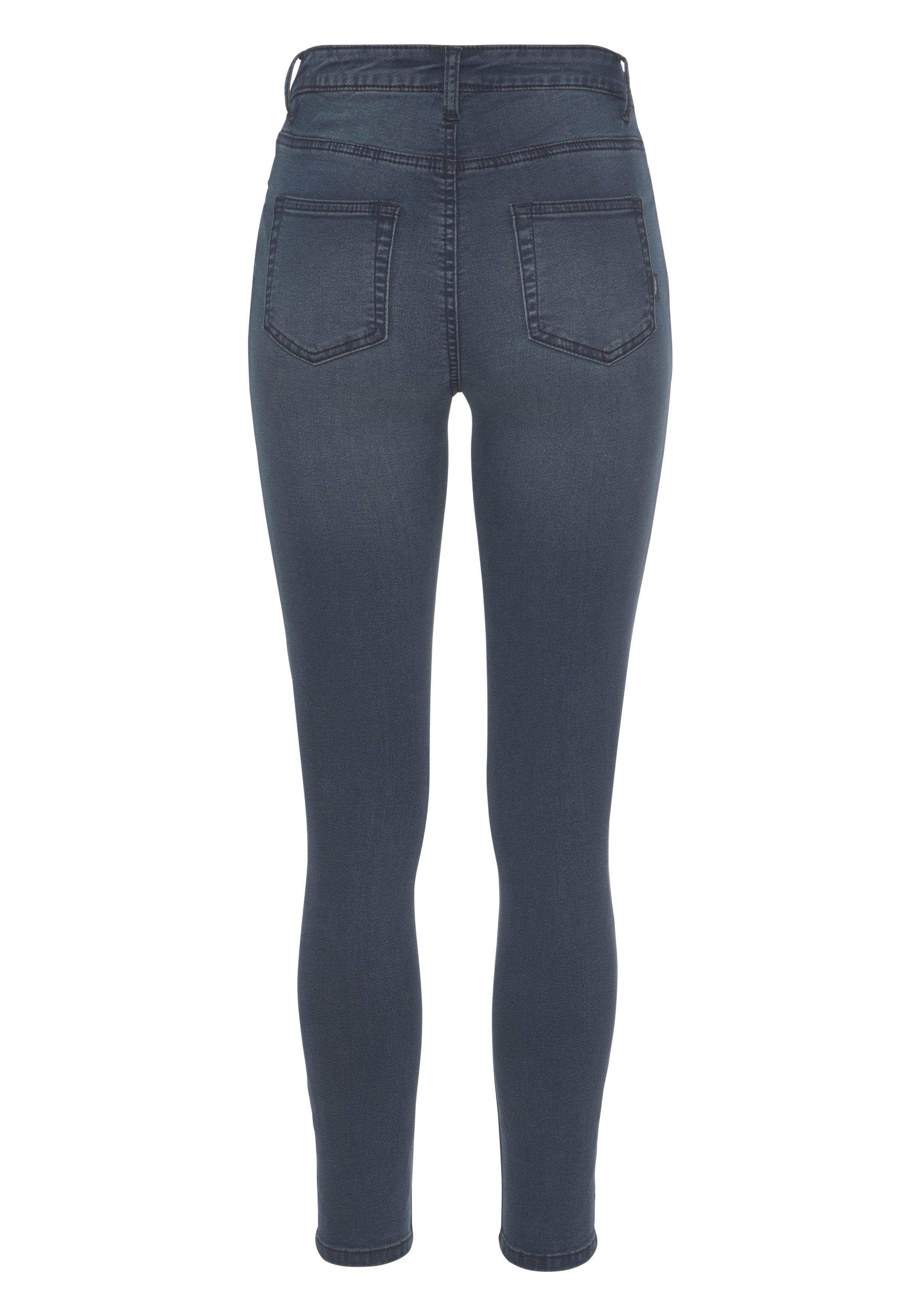 Arizona Skinny fit jeans Ultra Stretch extra-strak gesneden pasvorm, modieuze used-wassing