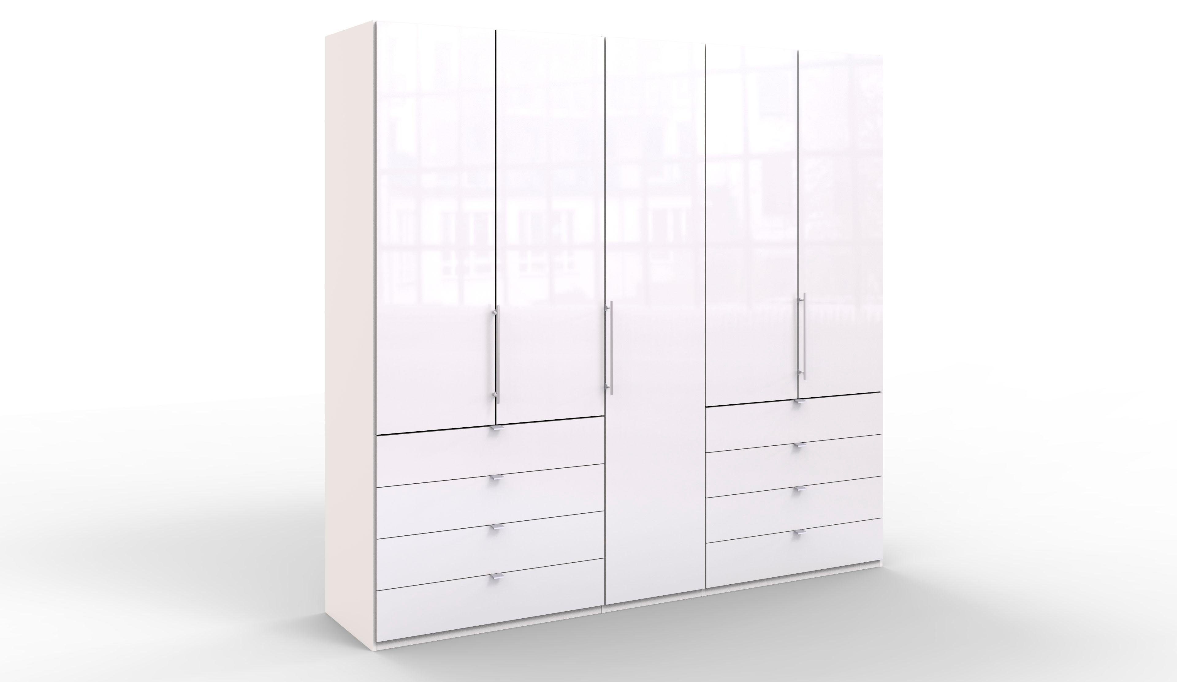 WIEMANN Vouwdeurkast Loft, Kledingkast, Kast, Linnenkast, met glazen front