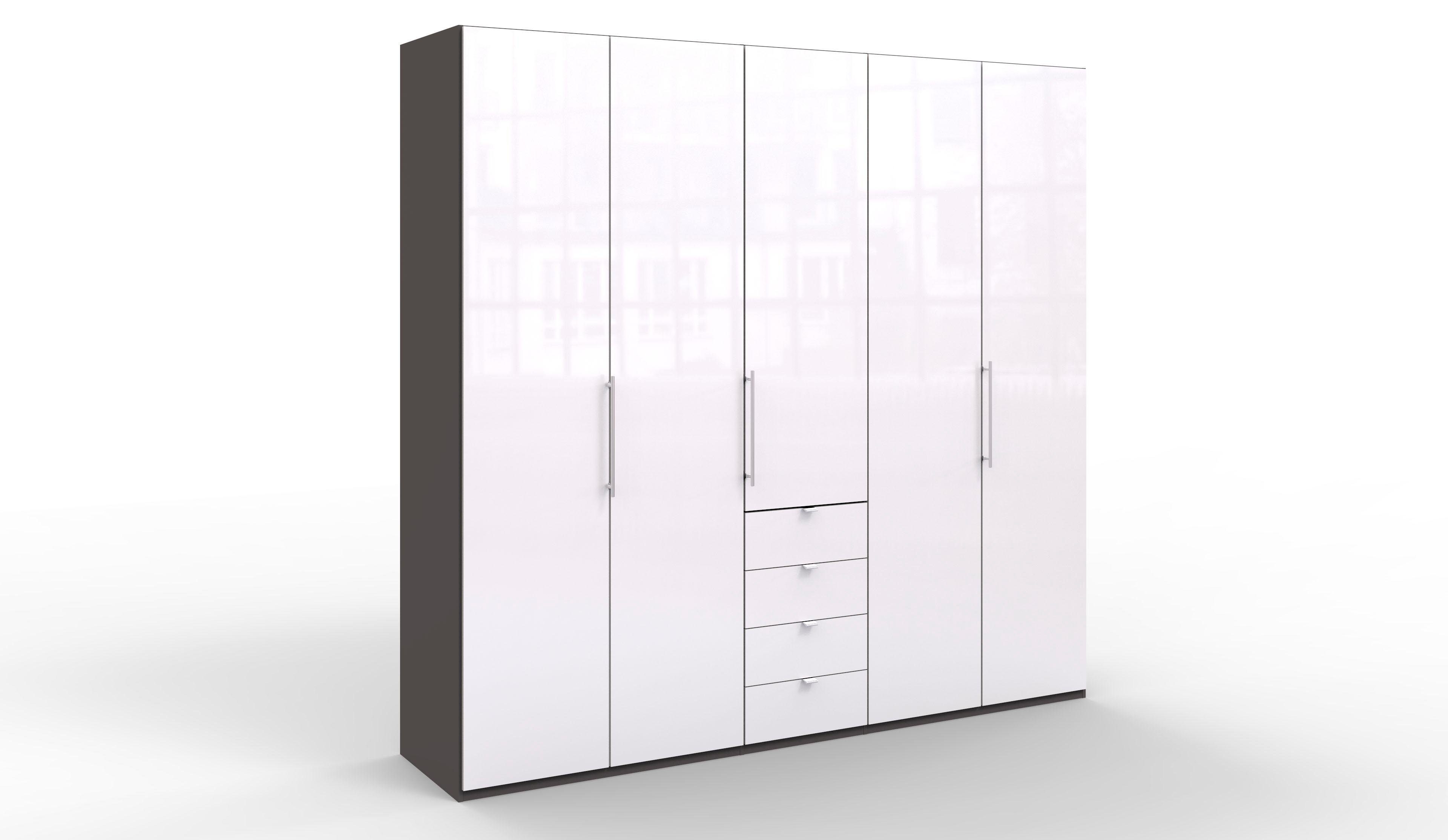 WIEMANN Kledingkast Loft Glazen front