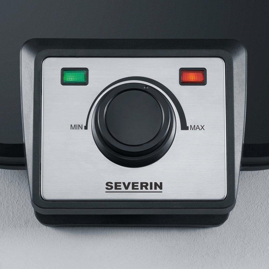 Severin Wafelijzer WA 2106 Dubbele wafelplaat, inclusief controlelampje, instelbare temperatuurregelaar