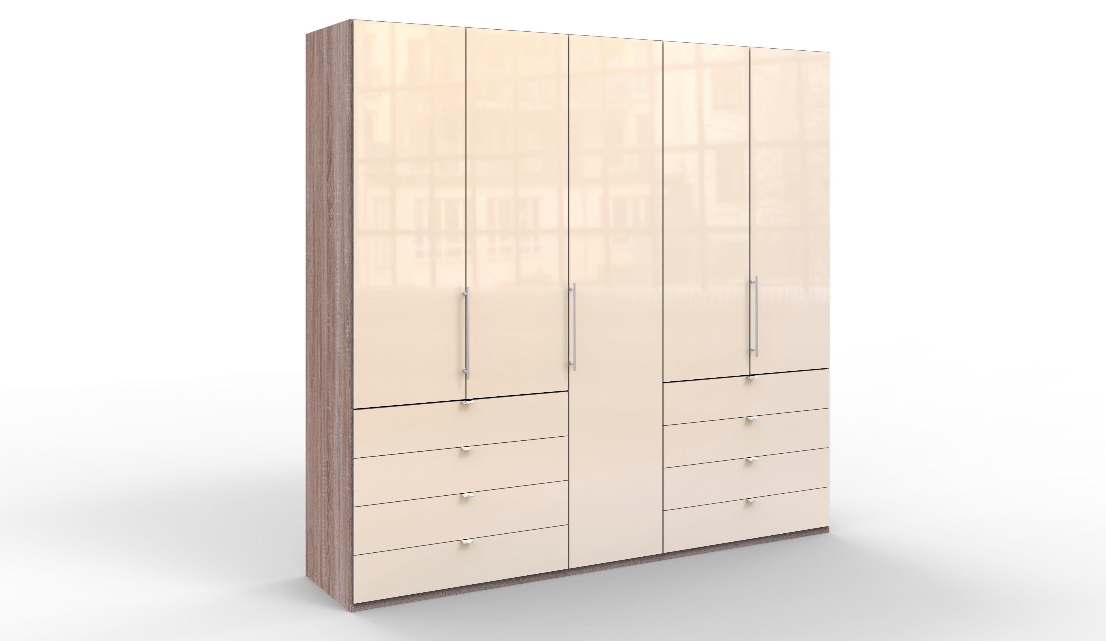 WIEMANN Vouwdeurkast Loft, Kledingkast, Kast, Linnenkast, met glazen front