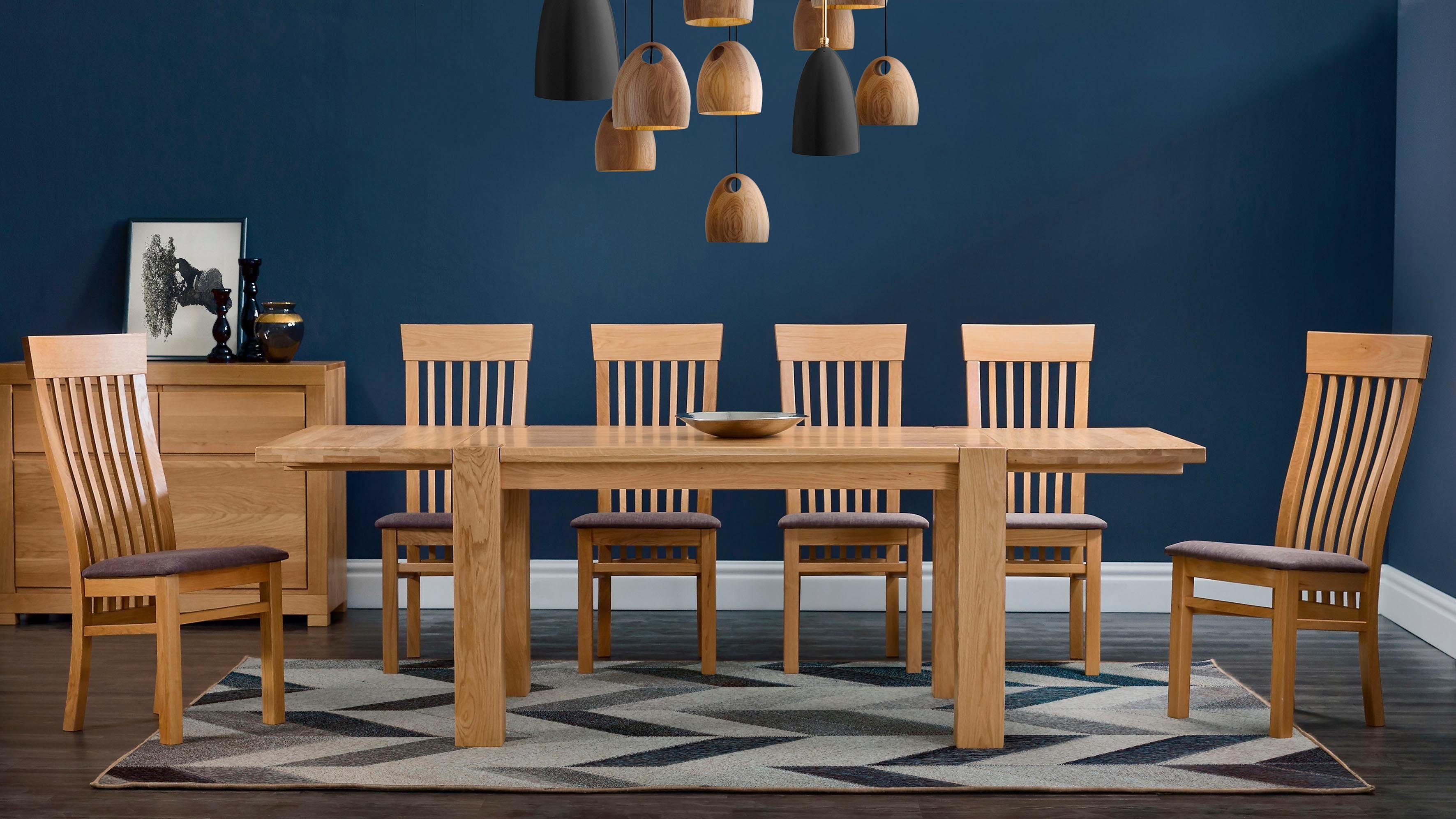 Premium collection by Home affaire Eethoek AMORE bestaand uit de tafel dominik en de stoelen (set, 5-delig)