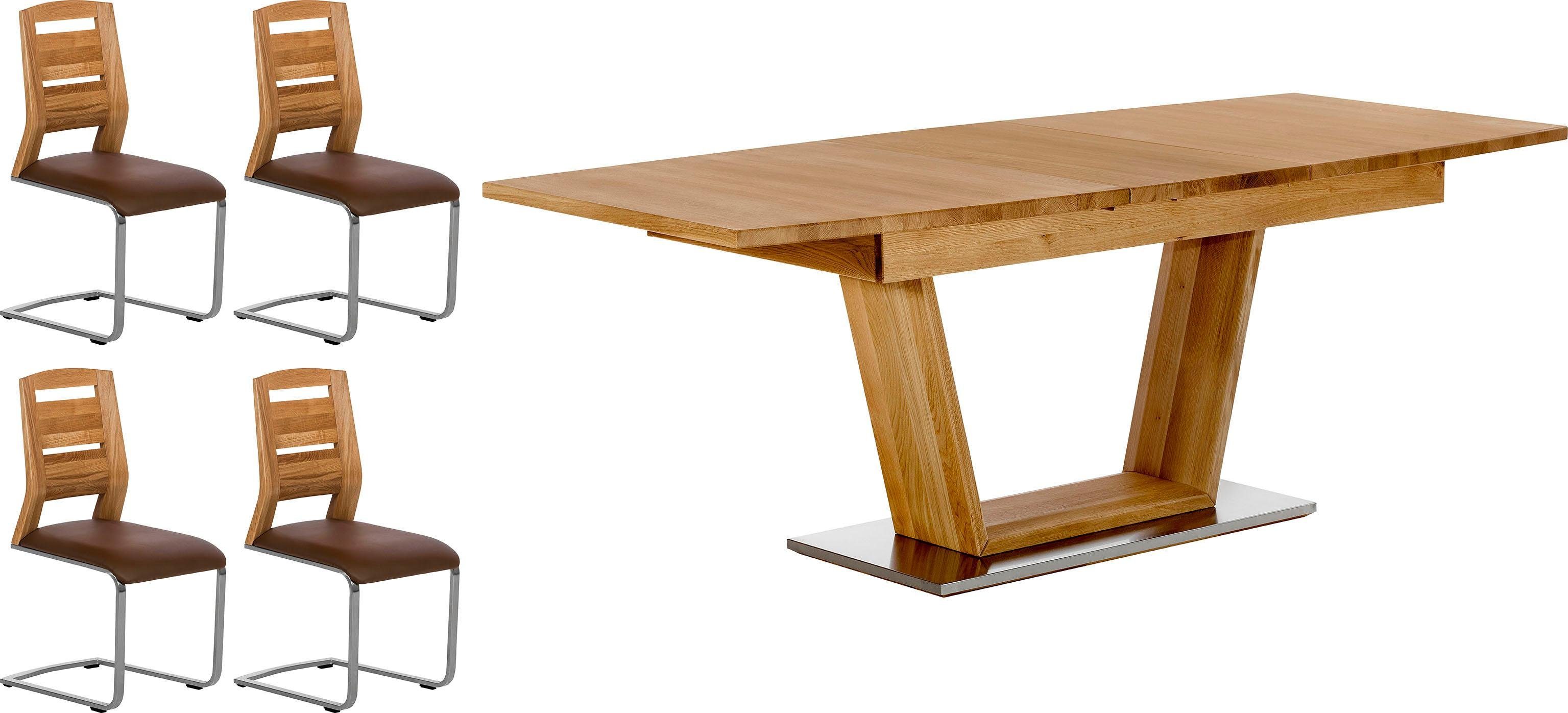 Places of Style Eethoek Pinot & Pisa bestaand uit de tafel pinot en de stoelen pisa (5 of 7-delig)