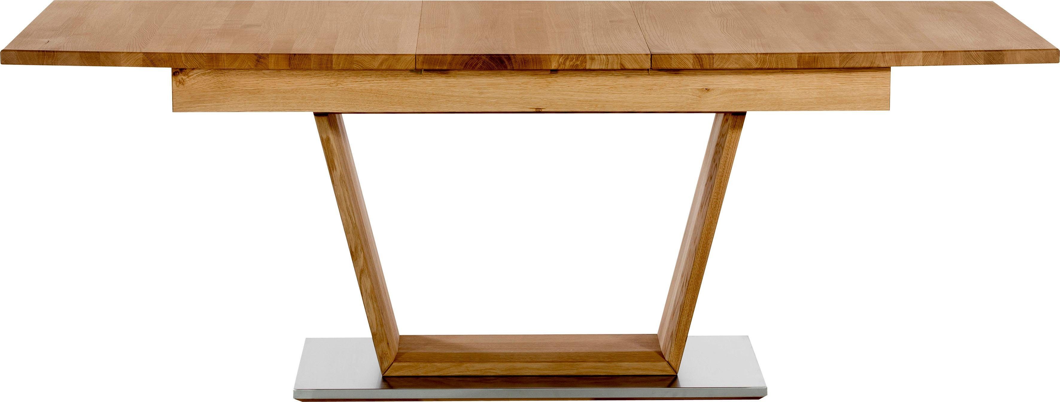 Places of Style Eettafel Pinot van massief wildeiken met uittrekfunctie