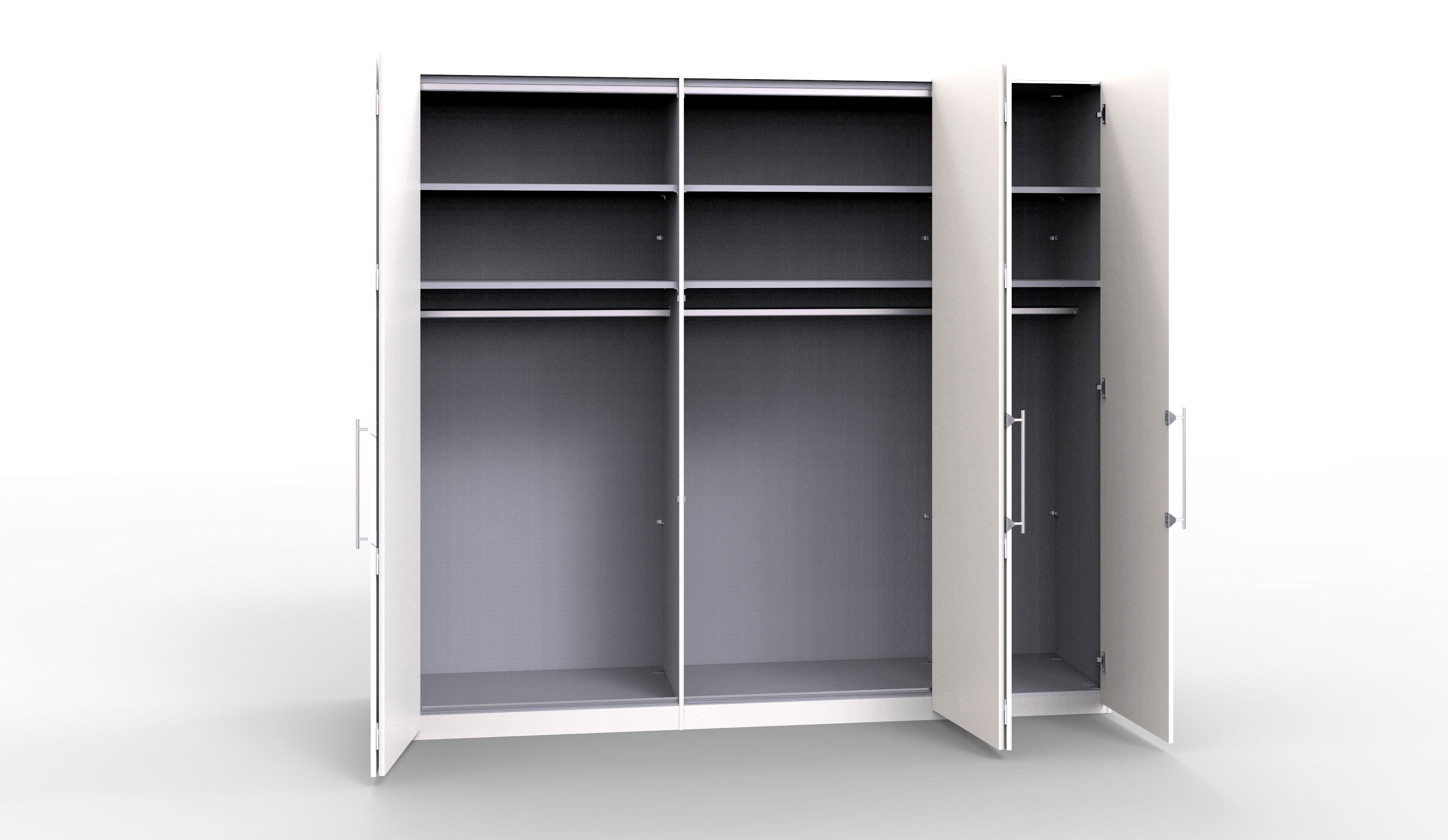 WIEMANN Vouwdeurkast Loft Glazen front