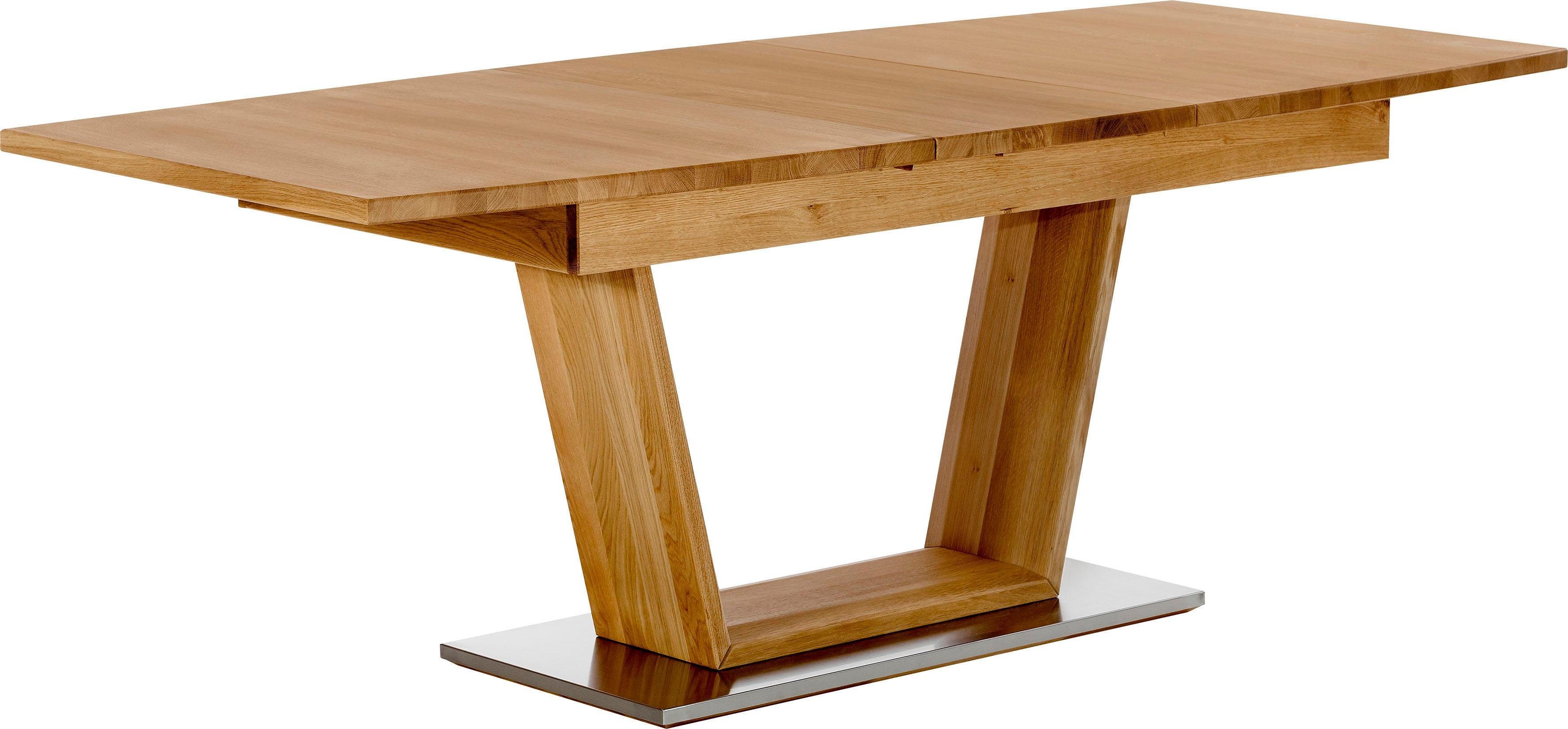 Places of Style Eettafel Pinot van massief wildeiken met uittrekfunctie