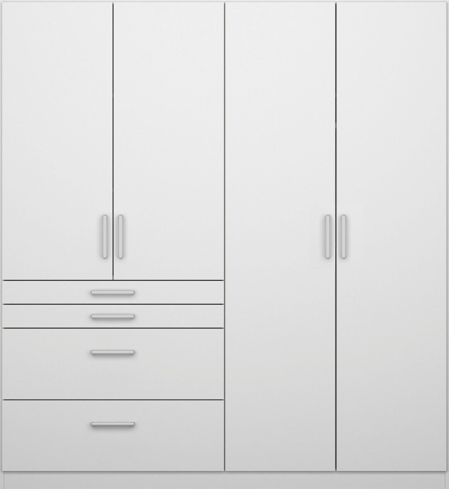 rauch Draaideurkast Kledingkast kast garderobe garderobekast topseller HOMBURG met veel opbergruimte, bovenste lade met indeling made in germany