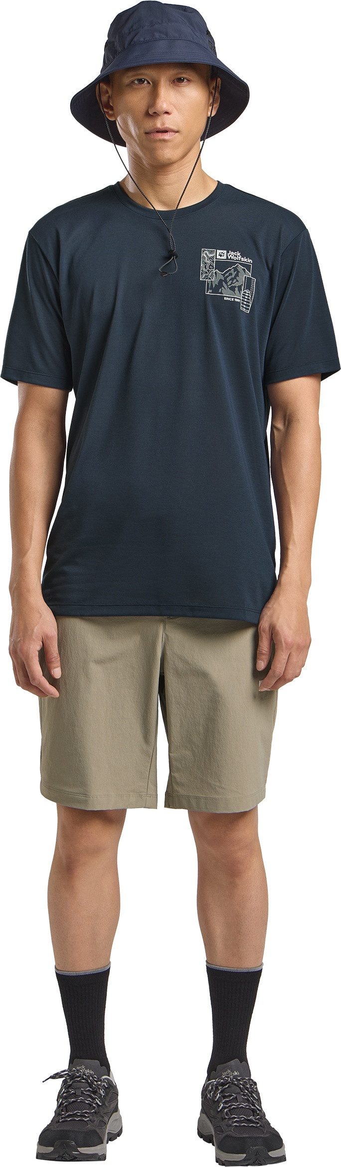 Jack Wolfskin T-shirt VONNAN GRAPHIC T M
