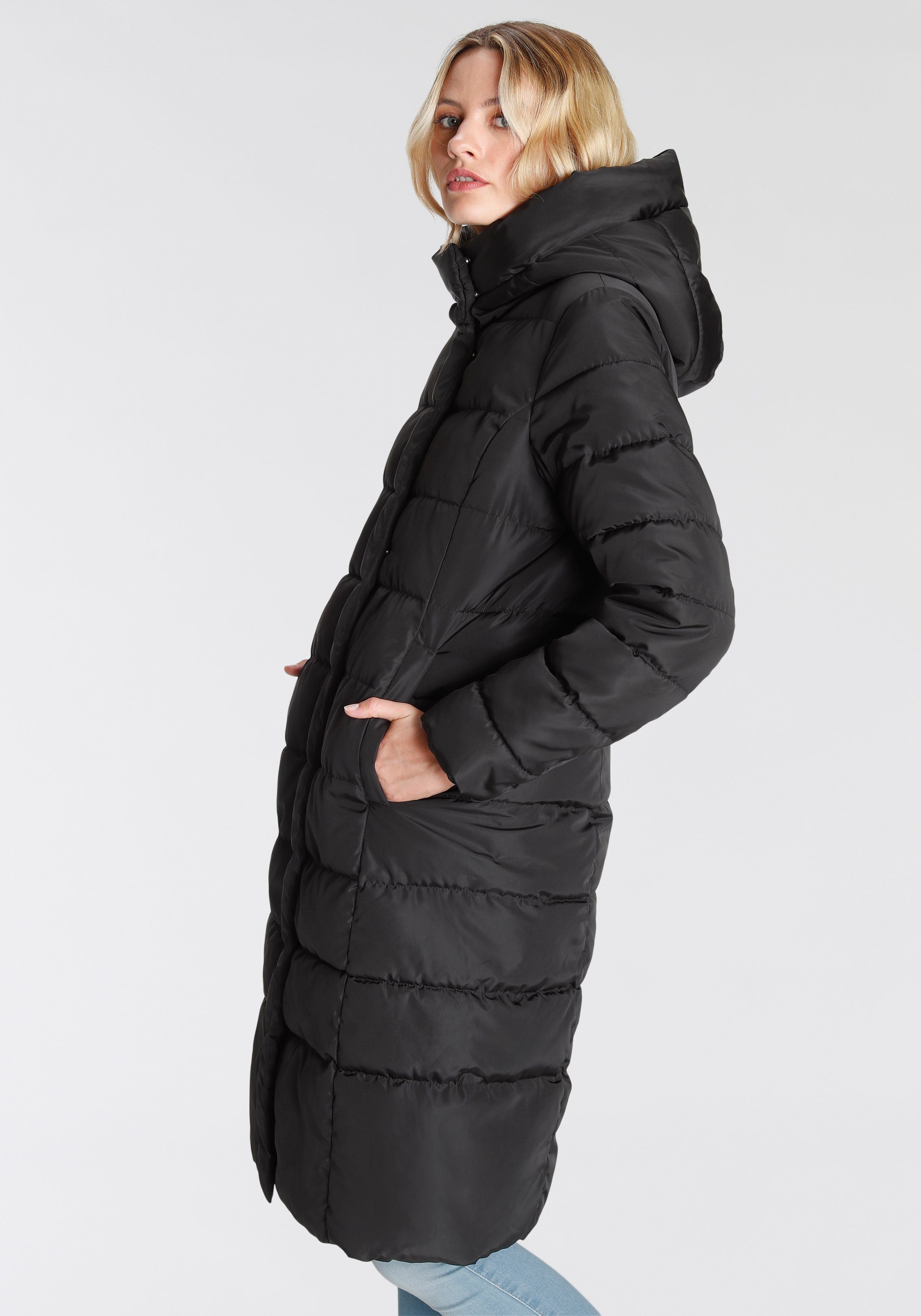 Only Gewatteerde jas ONLTINA PUFFER X LONG COAT OTW