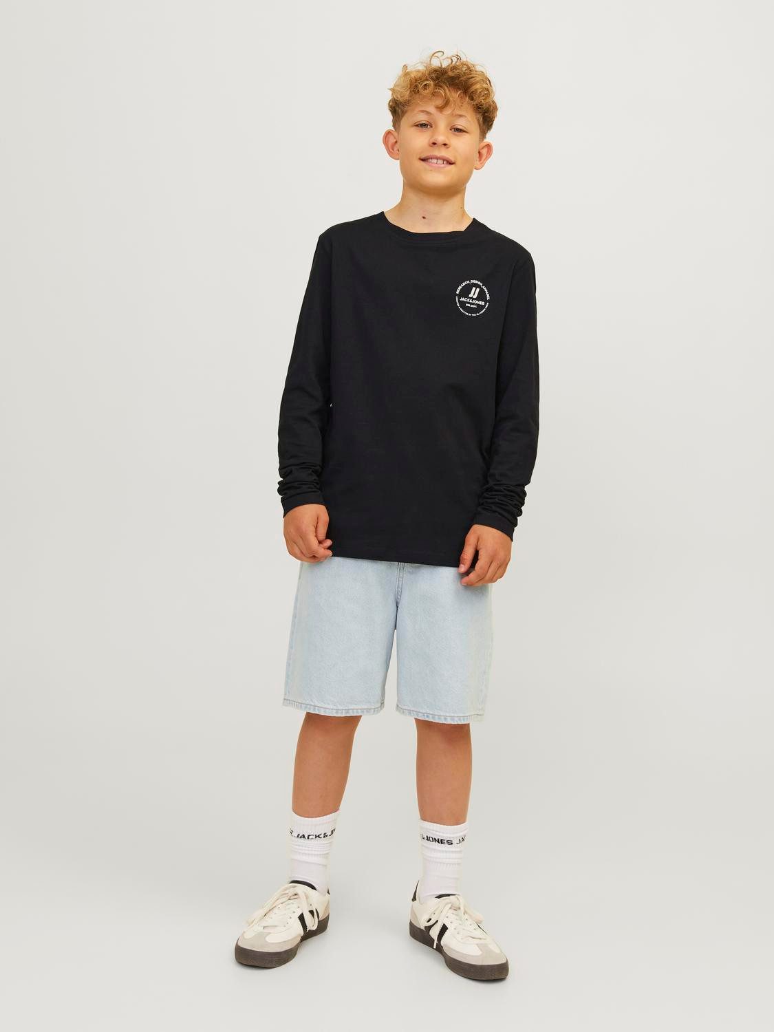 Jack & Jones Junior Shirt met lange mouwen JJESWIFT TEE LS NOOS JNR