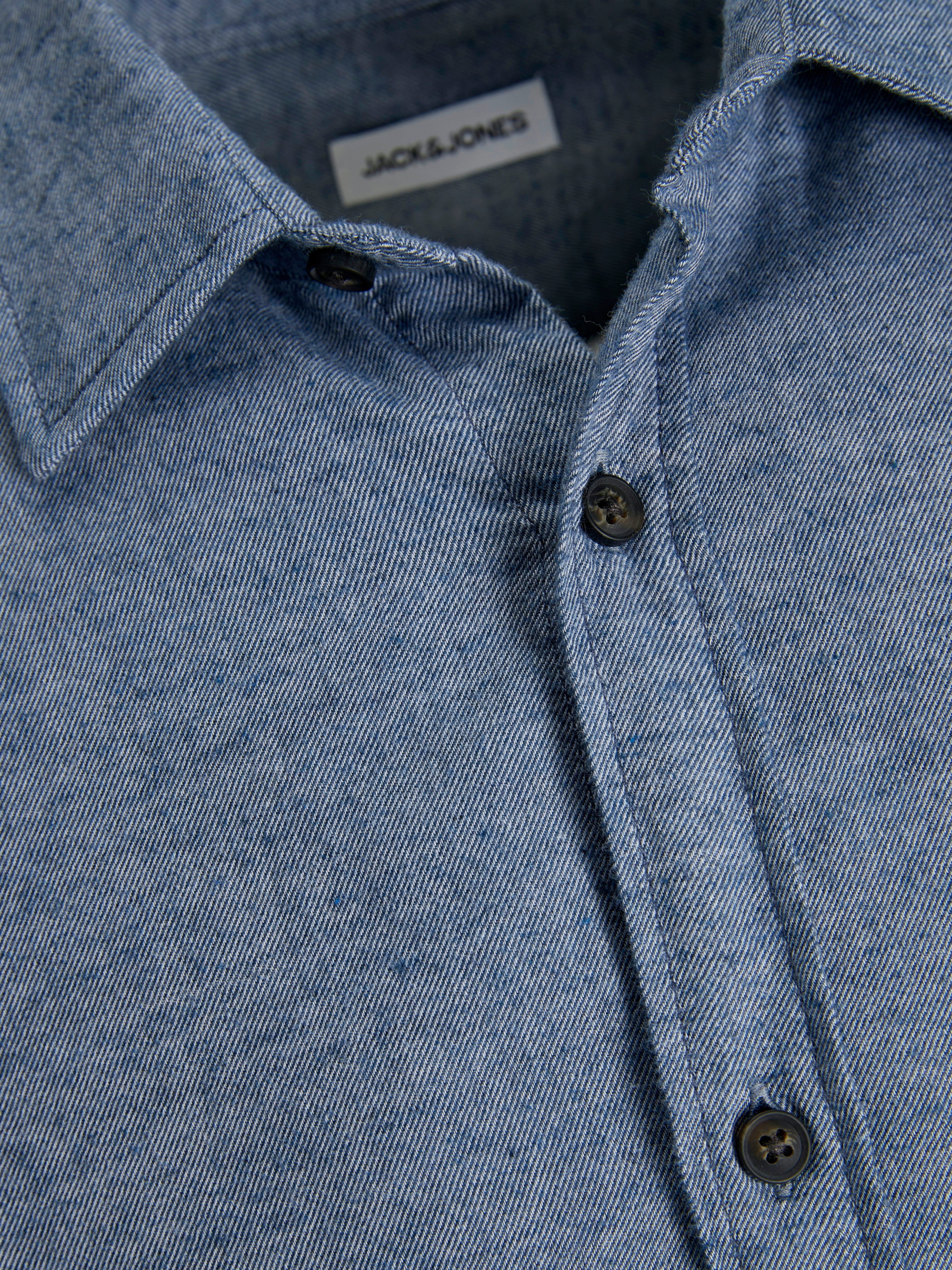 Jack & Jones Overhemd met lange mouwen JJECLASSIC MELANGE SHIRT L/S NOOS