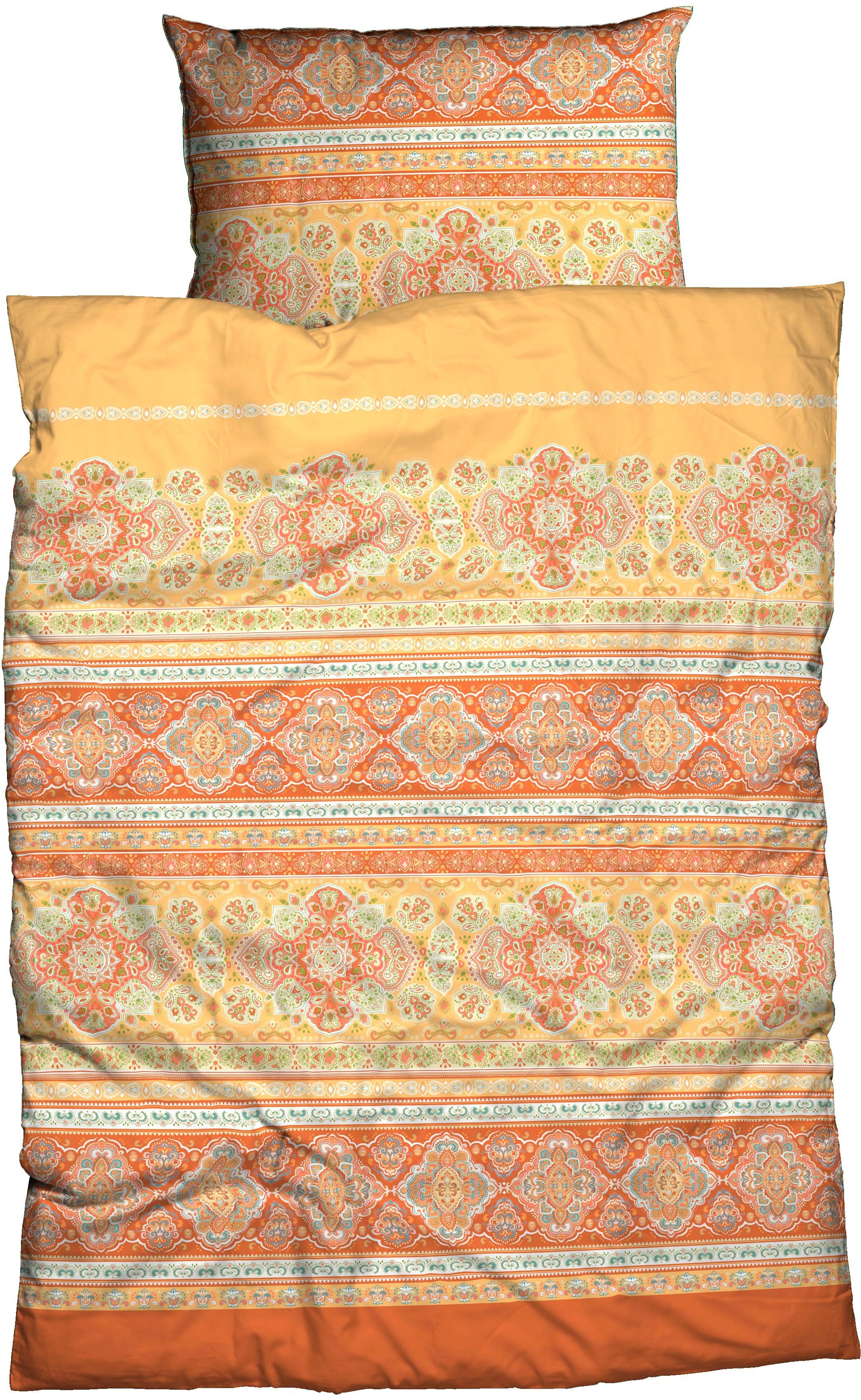 CASATEX Beddengoed Majella trendy, frisse, expressieve kleuren dekbedovertrekken geel