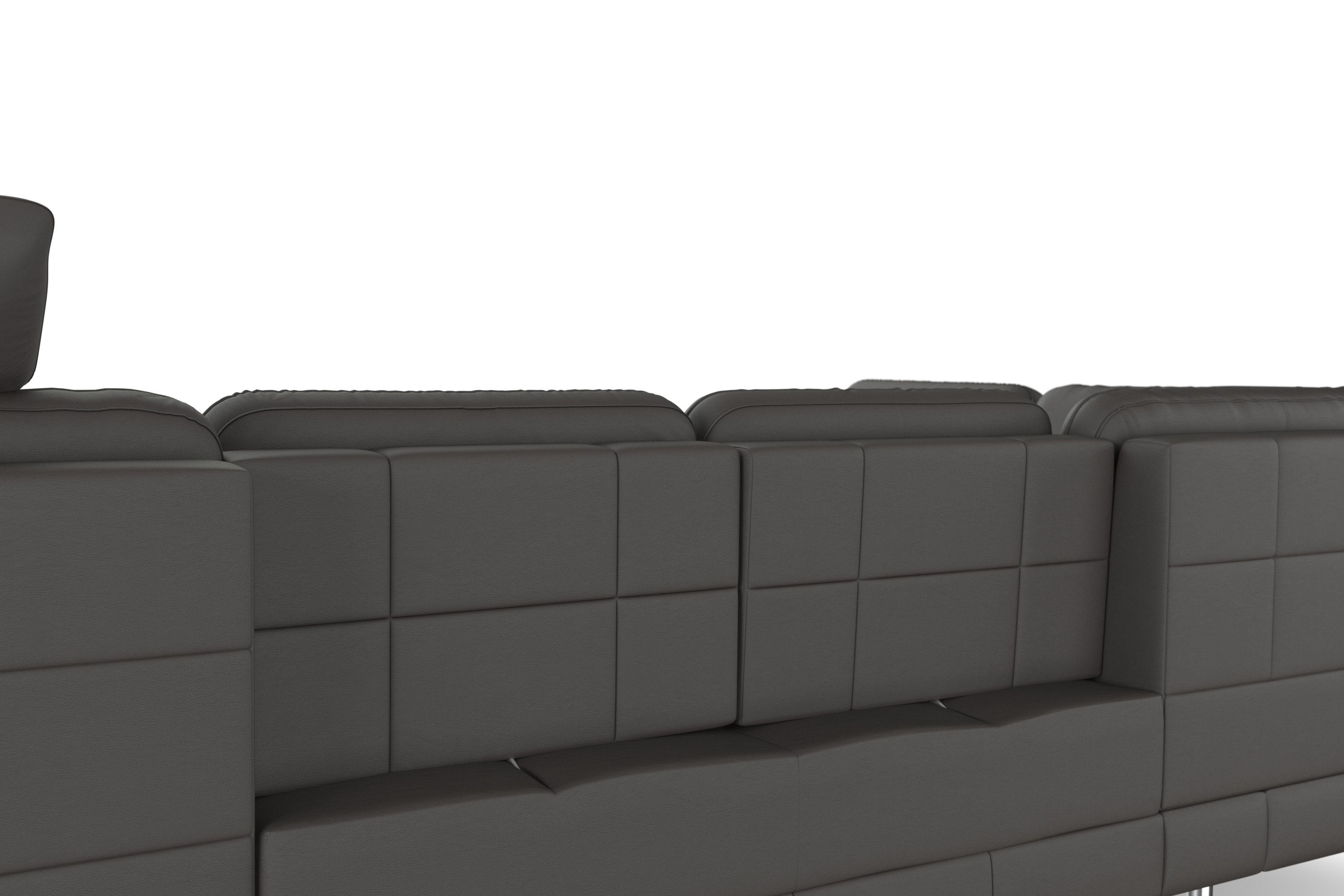 sit&more Zithoek Bendigo U-vorm inclusief zitdiepteverstelling, bodemvrijheid 15 cm, in 2 pootkleuren