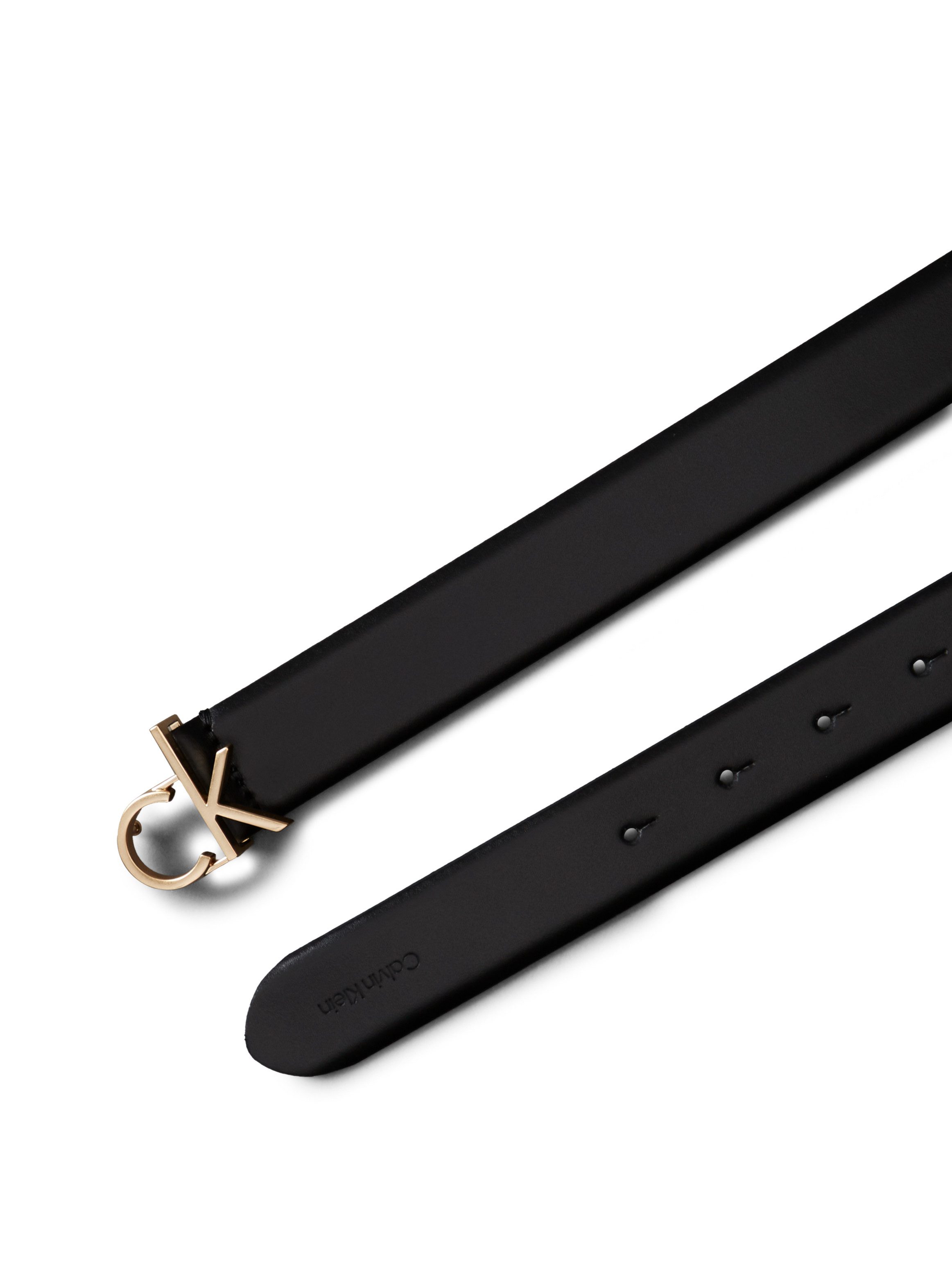 Calvin Klein Leren riem CK BUCKLE BELT 30MM