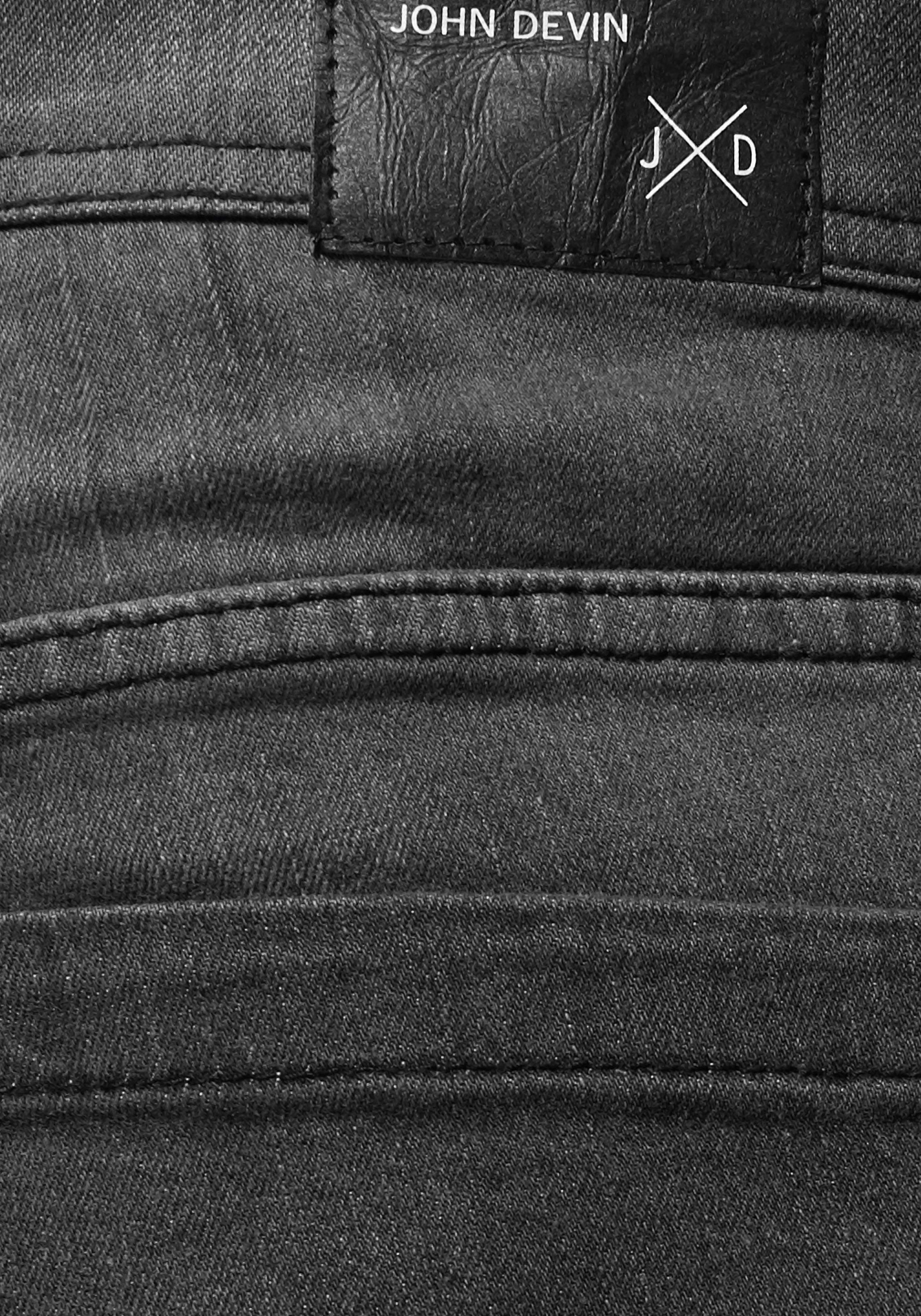John Devin Straight jeans rechte pasvorm, rechte broek, lage taille