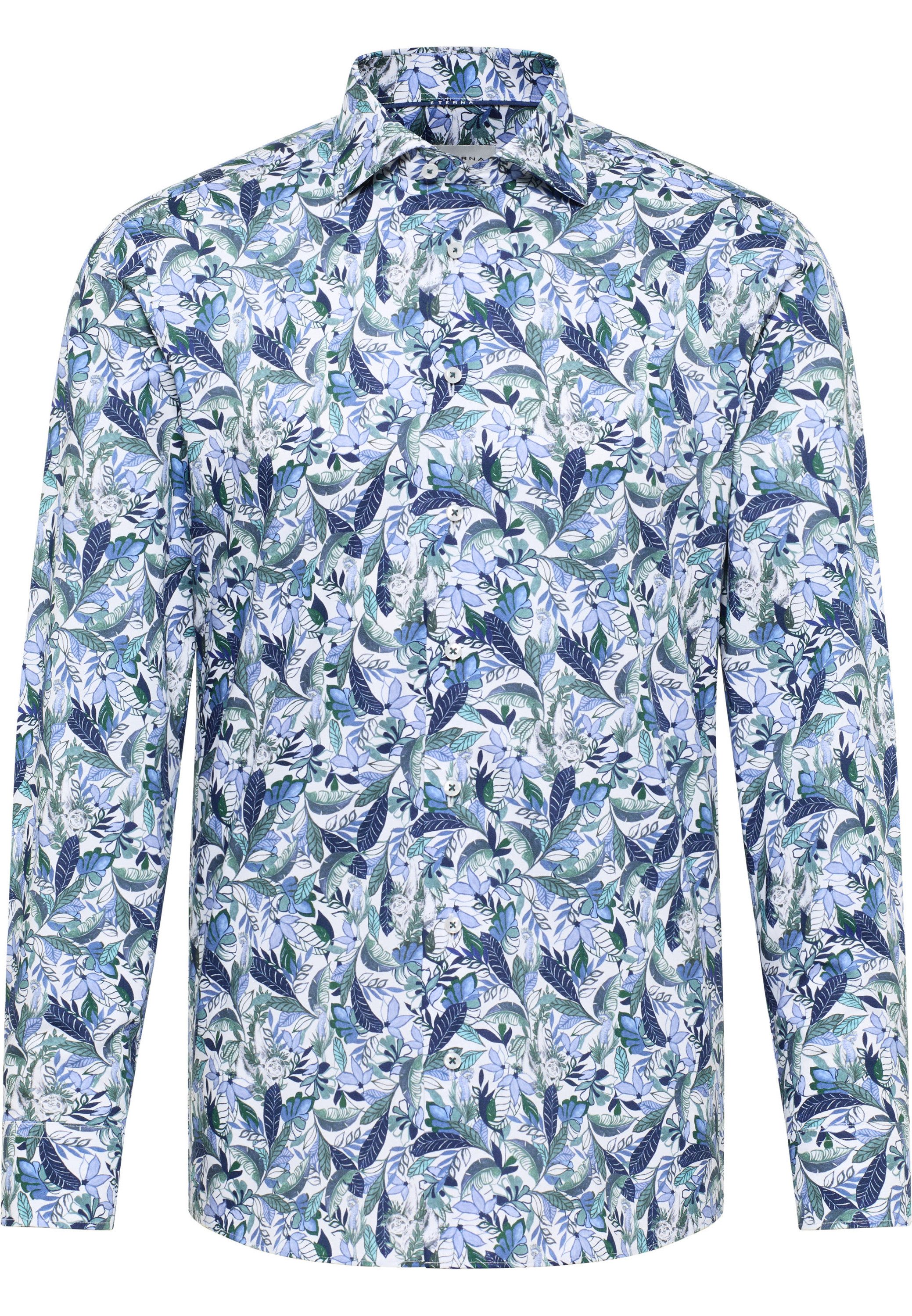 Eterna Overhemd met lange mouwen Slim fit NON IRON (strijkvrij)