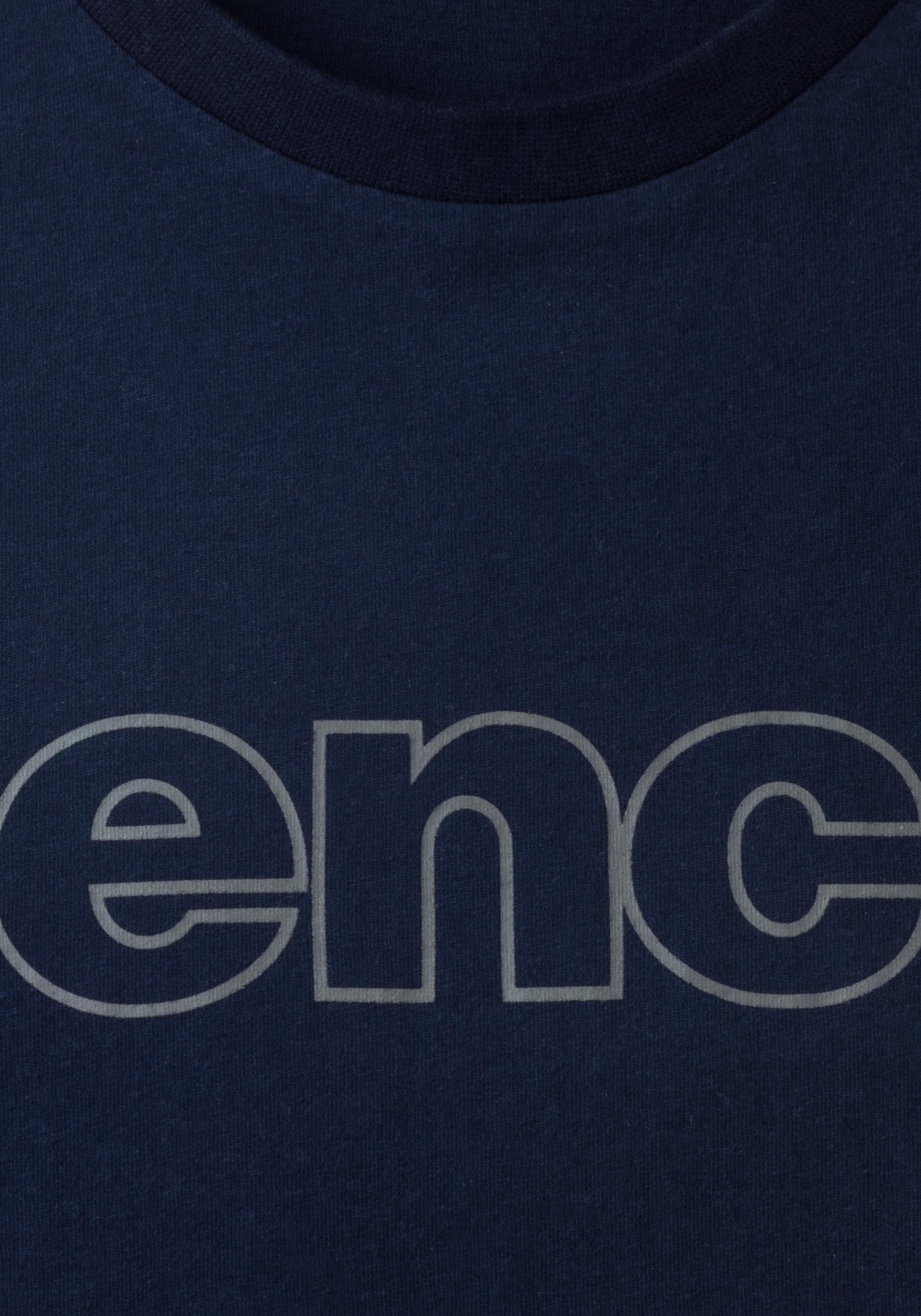 Bench. Loungewear Shirt met lange mouwen met bench-print voor (2-delig)
