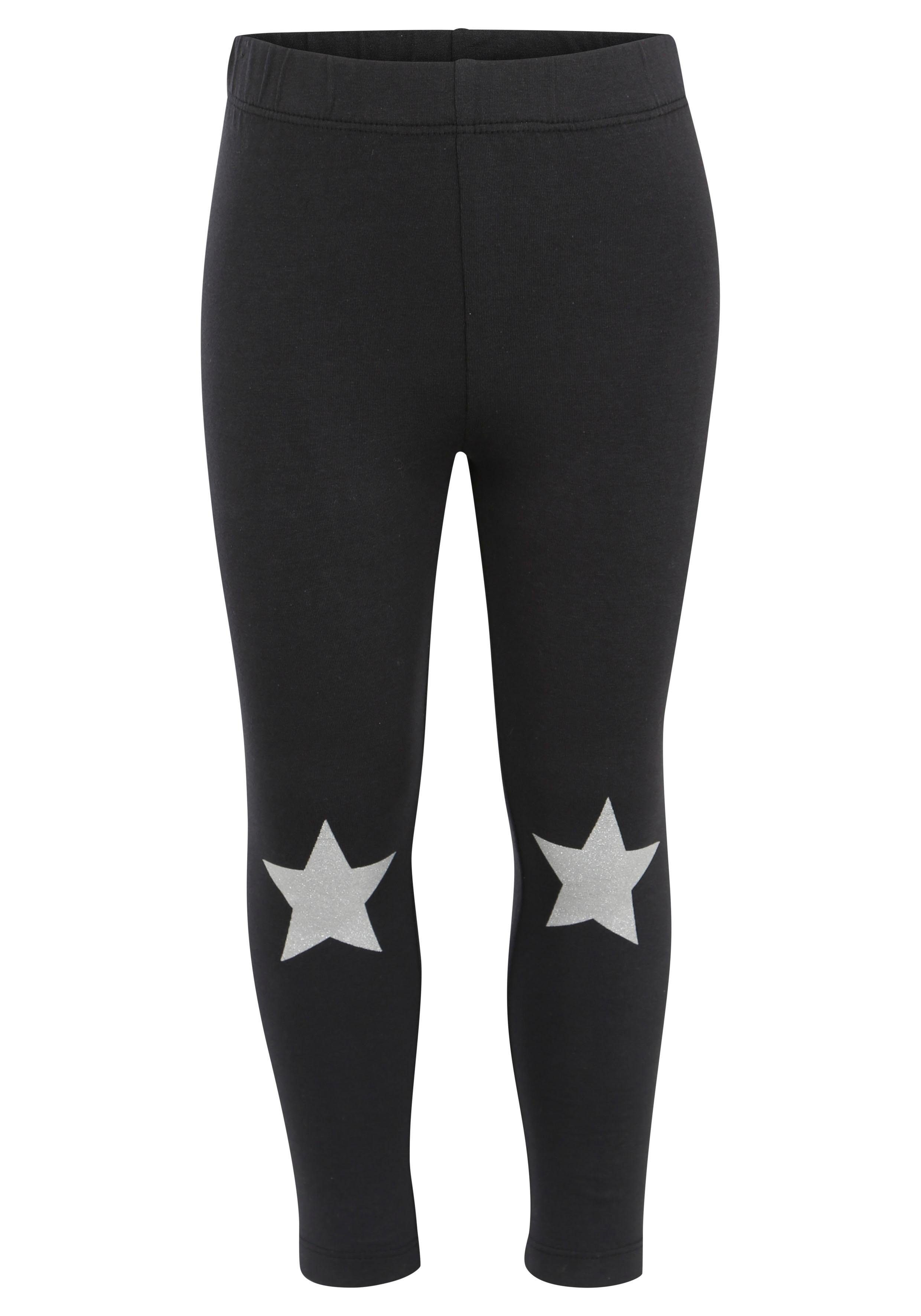 KIDSWORLD Legging 2-pack leggings, met sterrenprint (set, 2-delig)