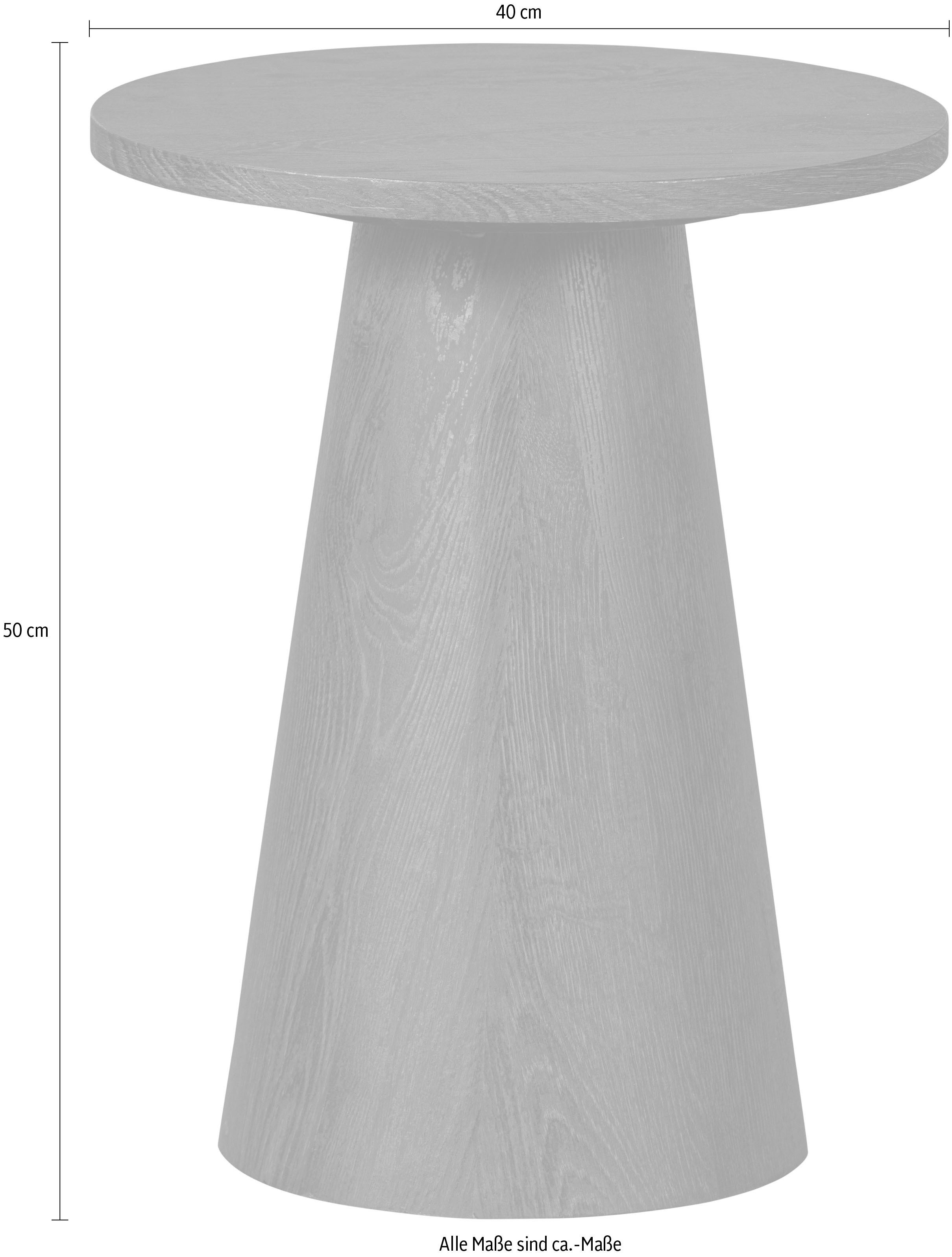 WOOOD Salontafel Venlo Bijzettafel, ronde vorm, H 50 cm x Ø 40 cm