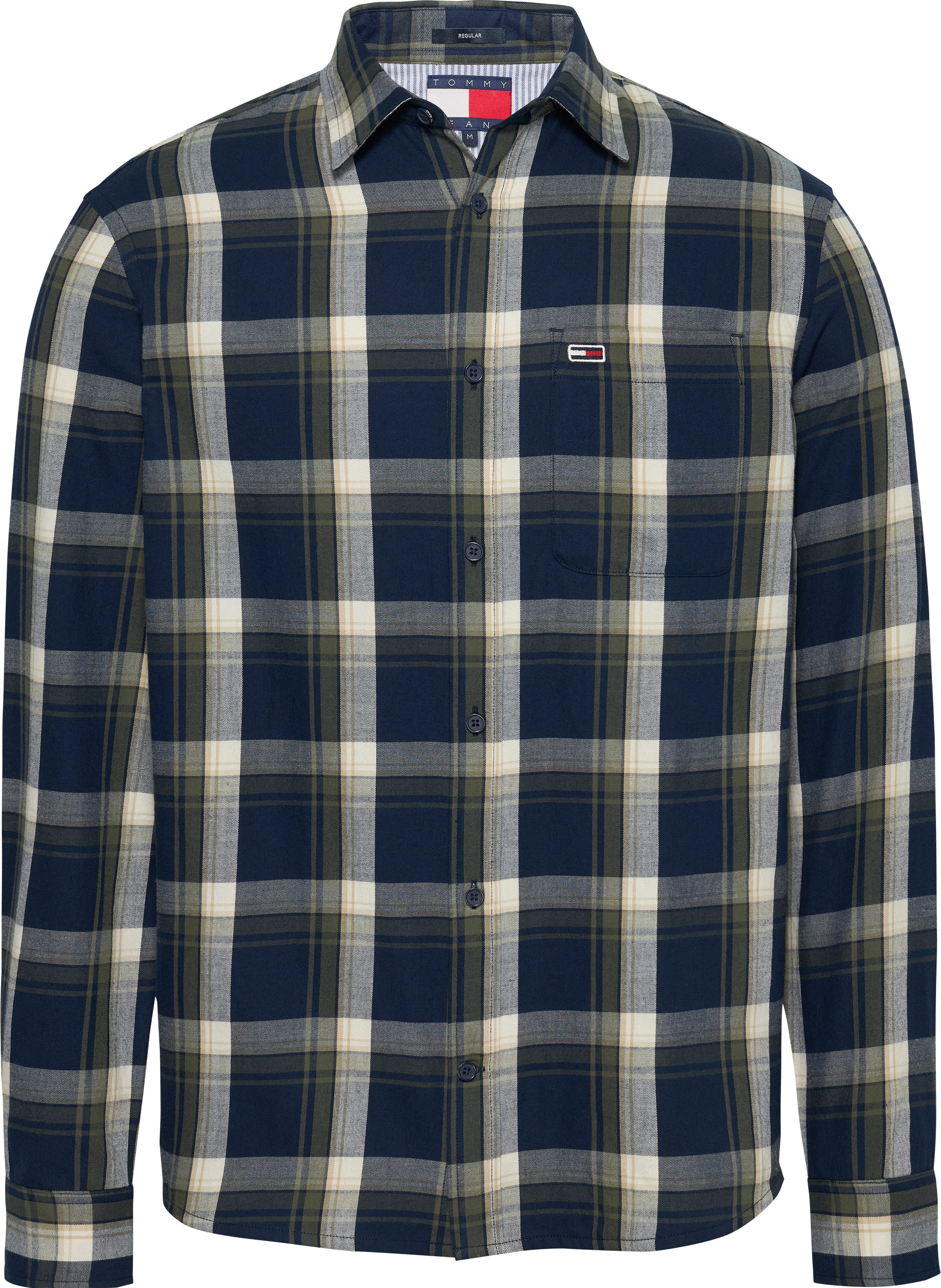 TOMMY JEANS Geruit overhemd TJM REG CHECK FLANNEL SHIRT EXT