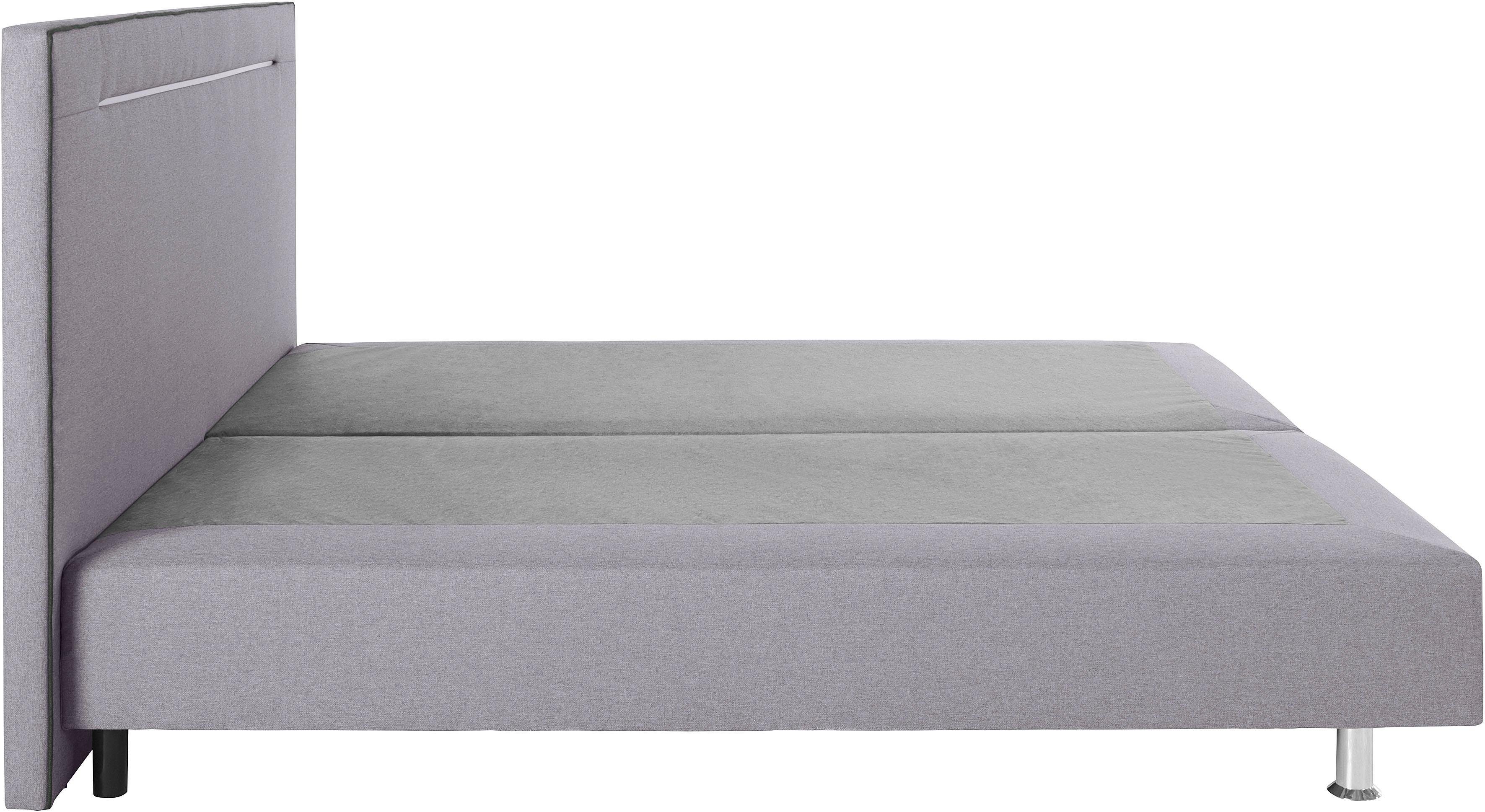 COLLECTION AB Boxspring inclusief ledverlichting, topmatras en kussen