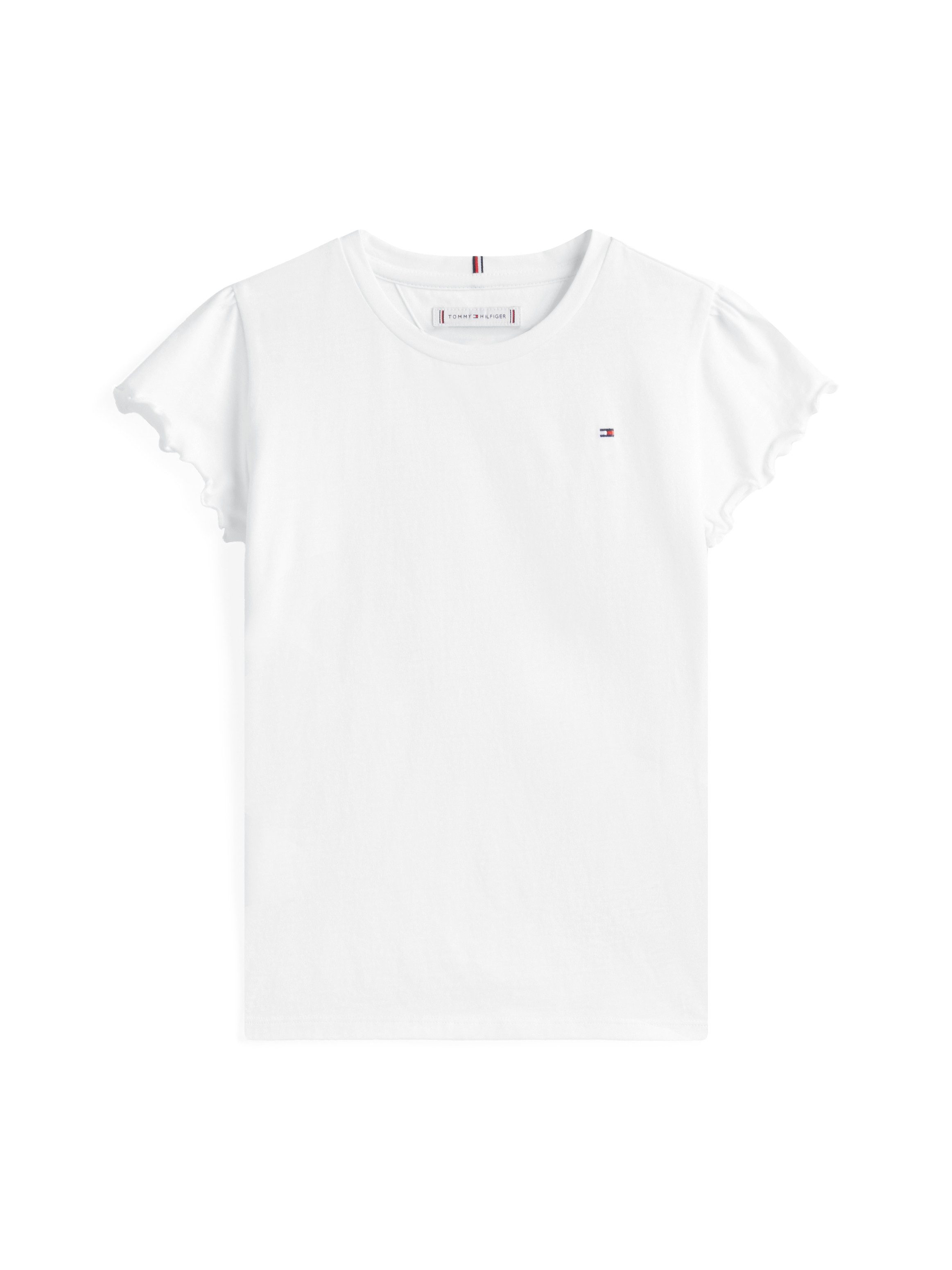 Tommy Hilfiger T-shirt ESSENTIAL RUFFLE SLEEVE TOP