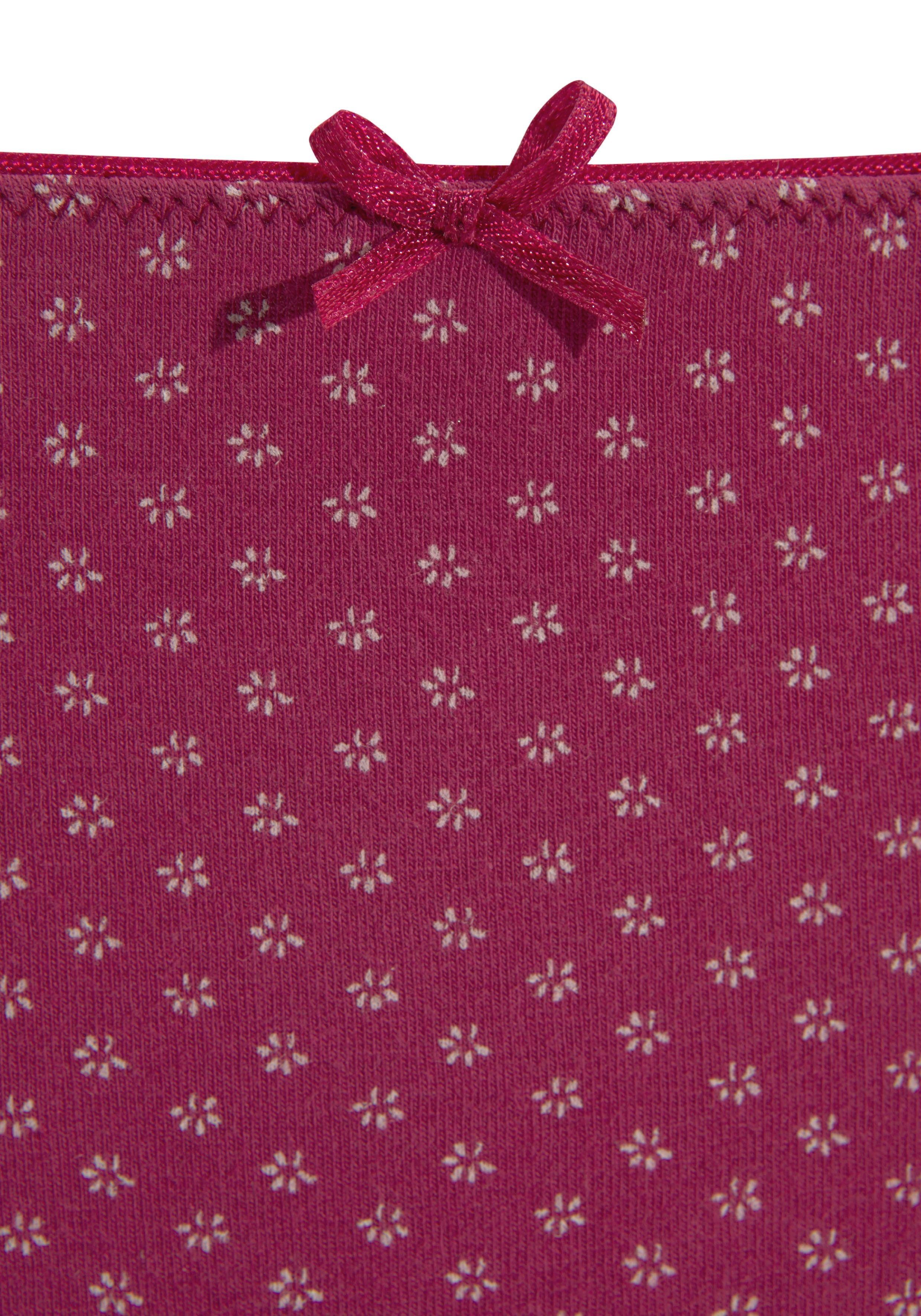 s.Oliver RED LABEL Beachwear Bikinibroekje van elastisch katoen (4 stuks, Set van 4)