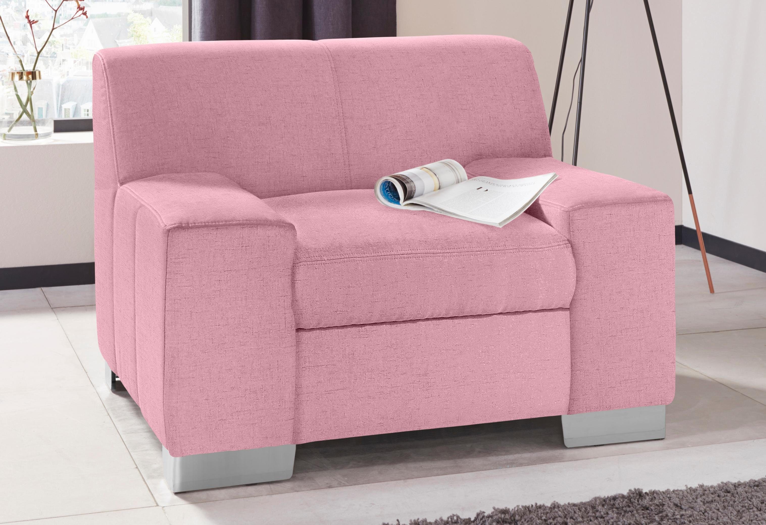 DOMO collection Fauteuil Bero fauteuils roze