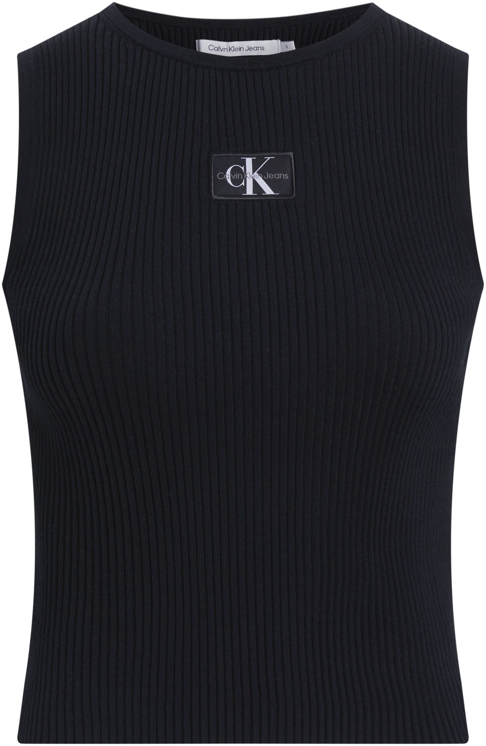 Calvin Klein Slip-over WOVEN LABEL SWEATER TANK TOP