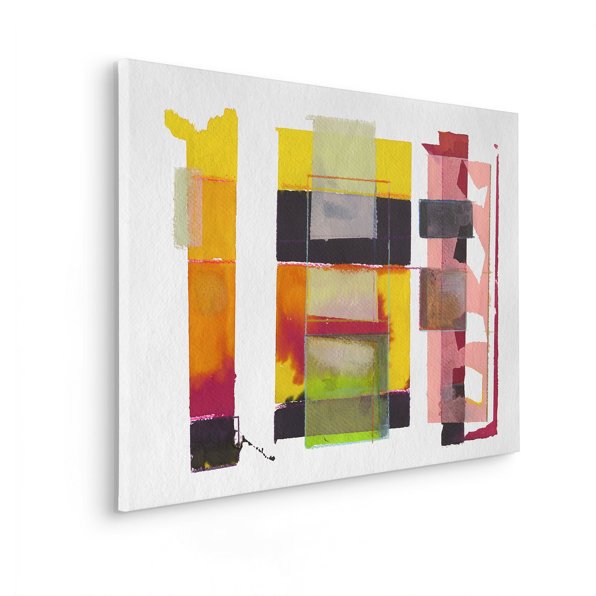 Komar Artprint op linnen Juichen - Afmeting 60 x 90 cm Canvasdoek met echt houten frame (1 stuk)
