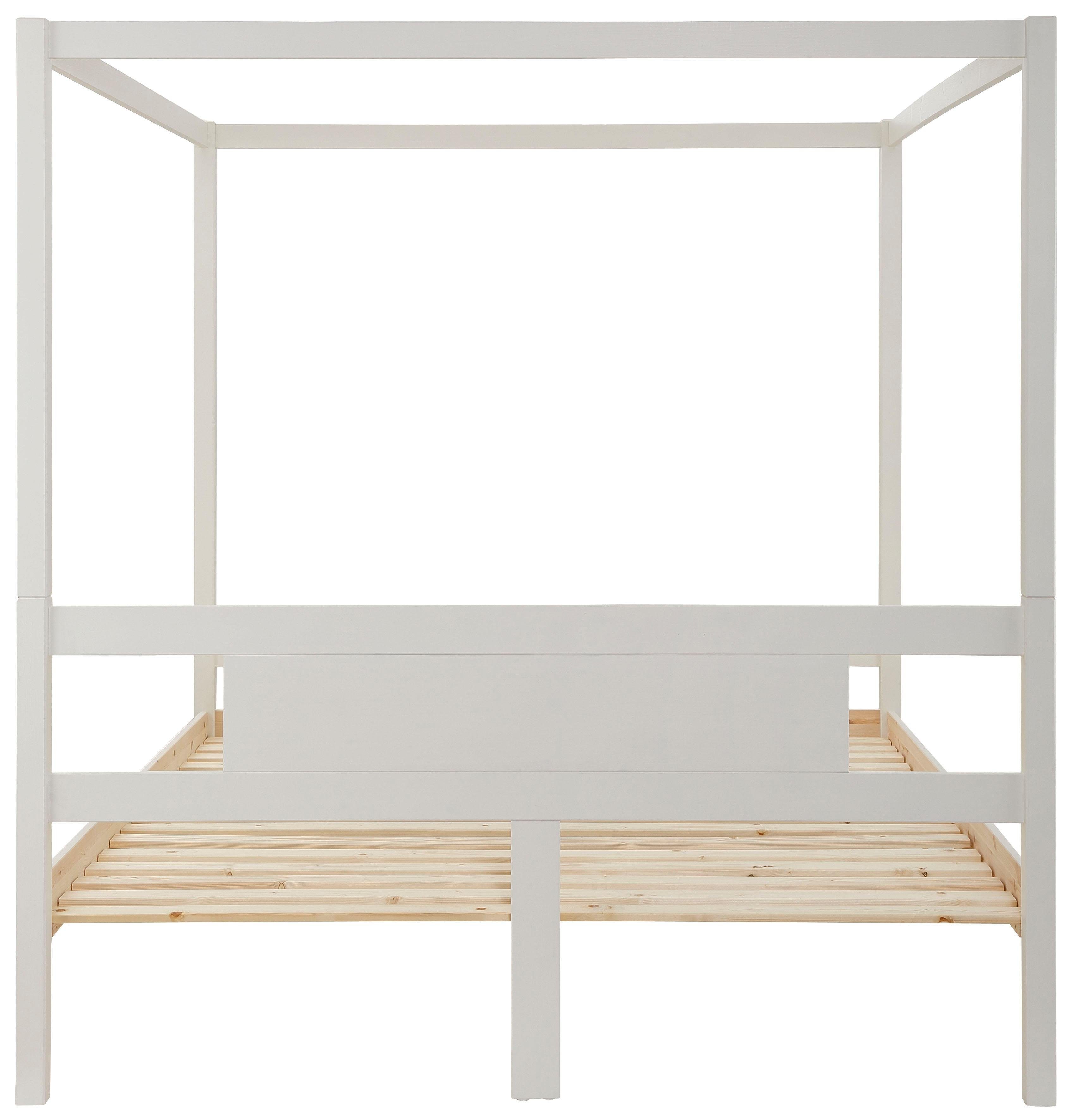 Home affaire Massief houten ledikant "KYOTO" hemelbed gecertificeerd massief hout (grenen)