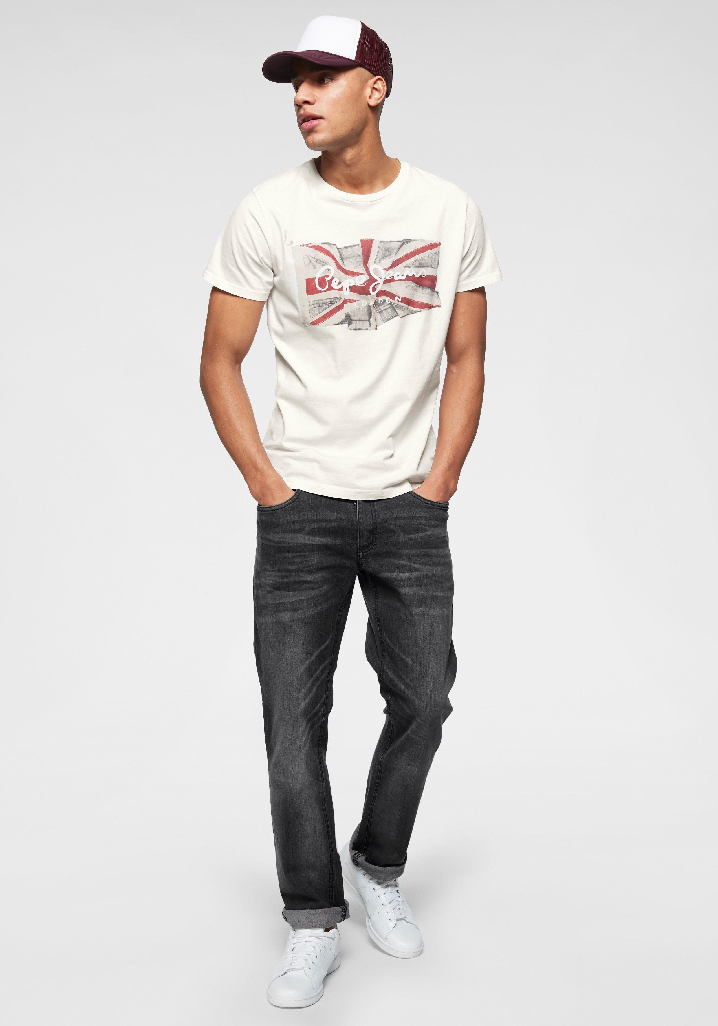 John Devin Straight jeans rechte pasvorm, rechte broek, lage taille
