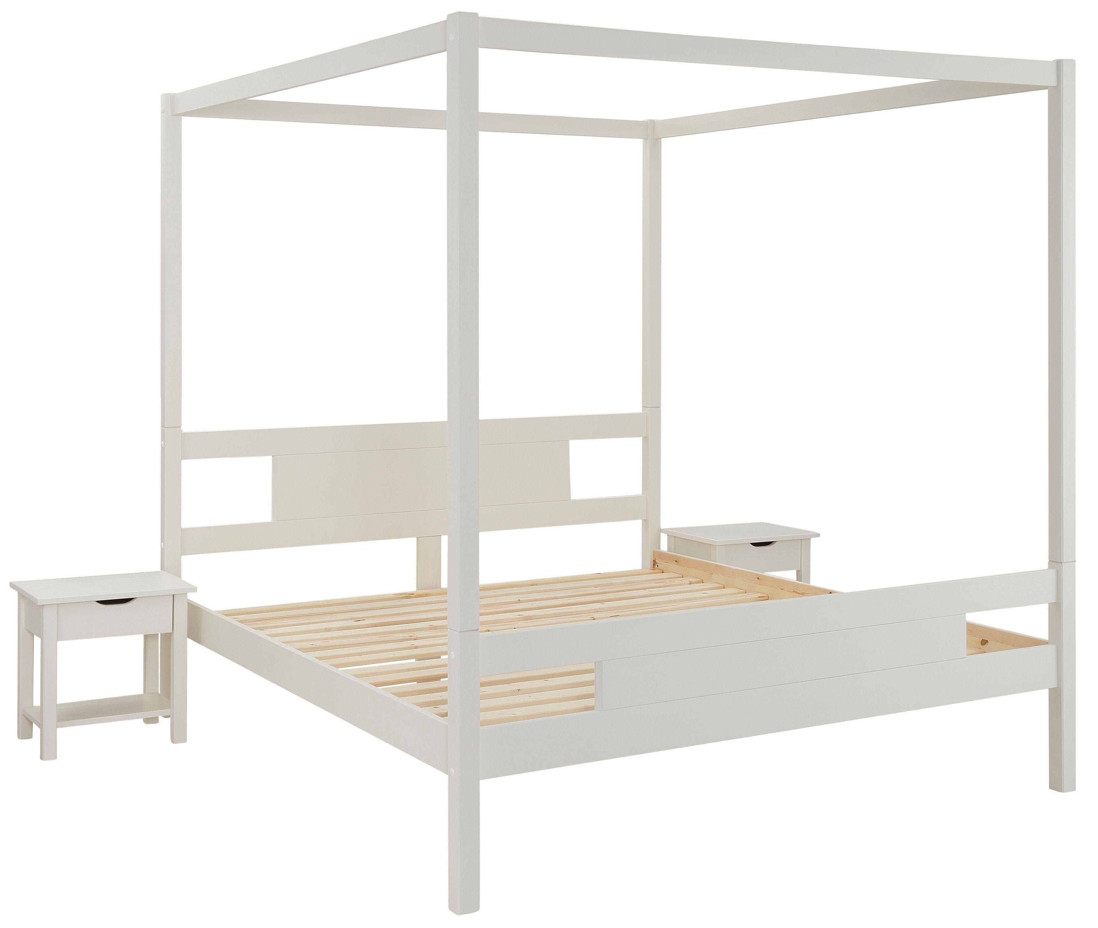 Home affaire Massief houten ledikant "KYOTO" hemelbed gecertificeerd massief hout (grenen)