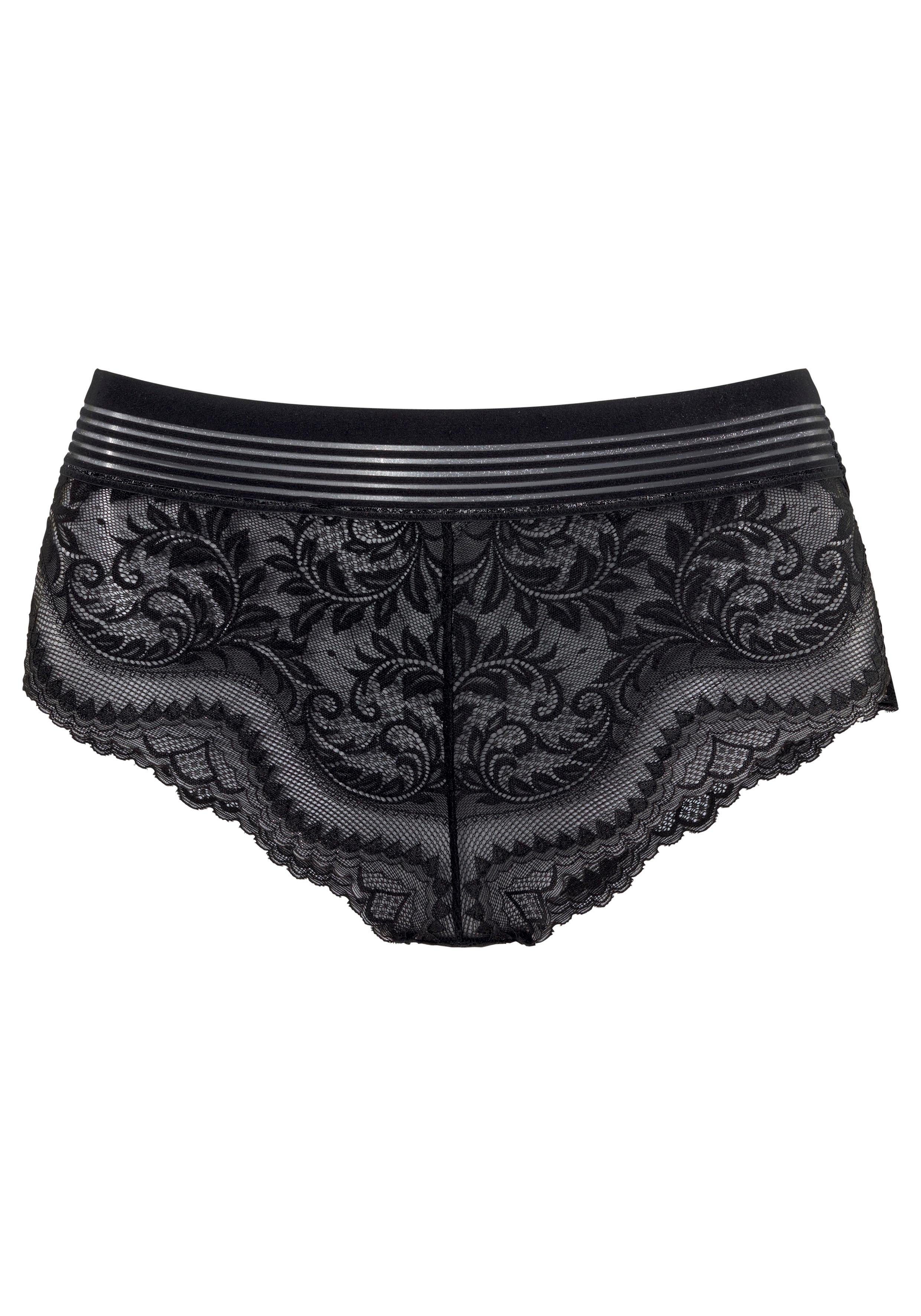 petite fleur gold High-waist-slip met elegante kant