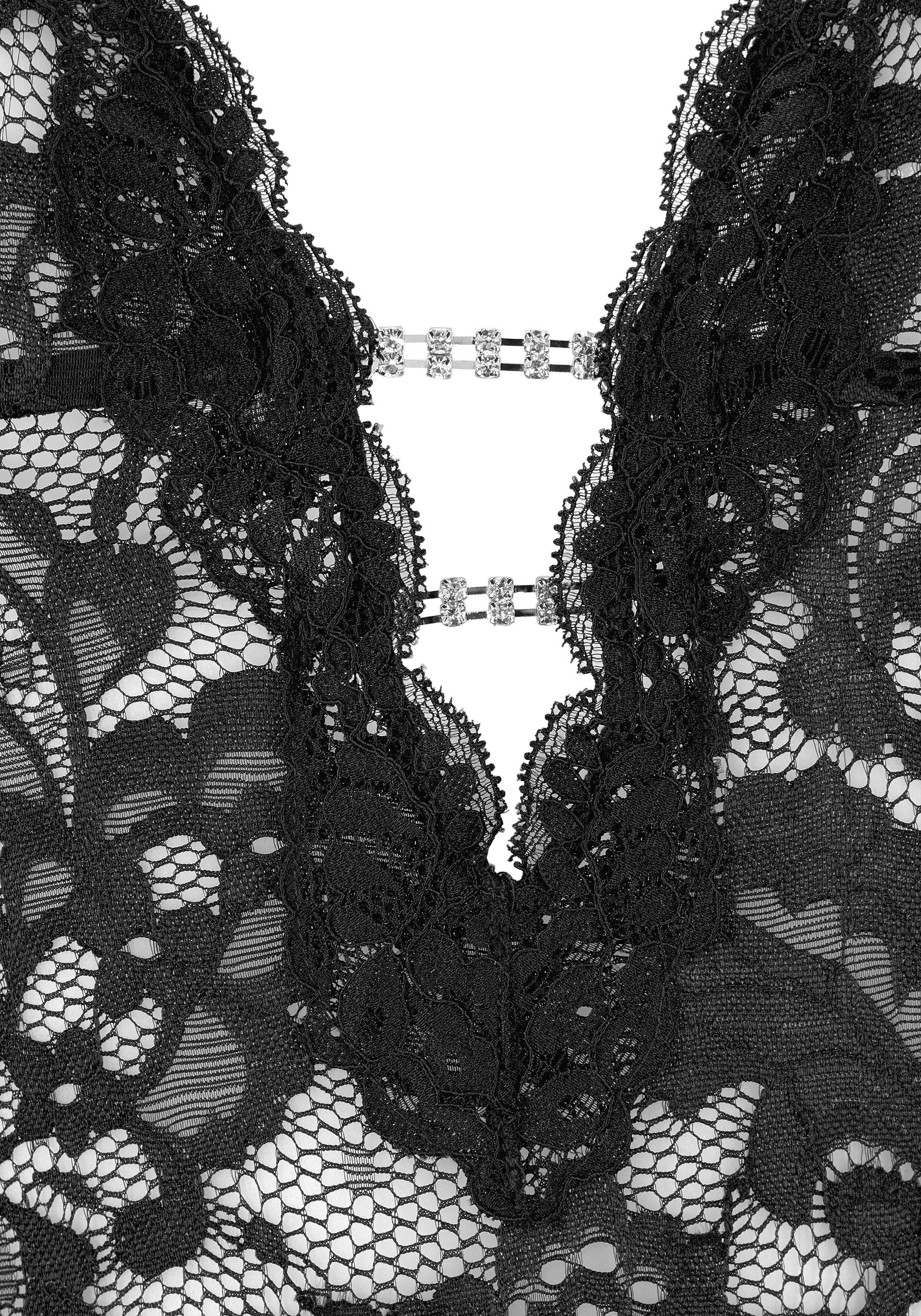 Jette Joop Negligé rondom van bloeiende kant, sexy lingerie, verleidelijke onderkleding