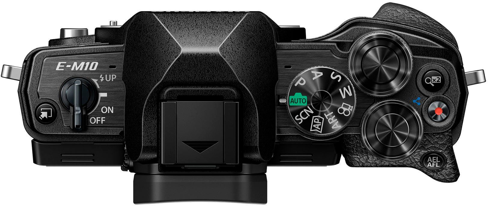 Olympus Systeemcamera-body E-M10 Mark IV + bls-50, f-5ac usb-ac-adapter, usb cable, shoulder strap