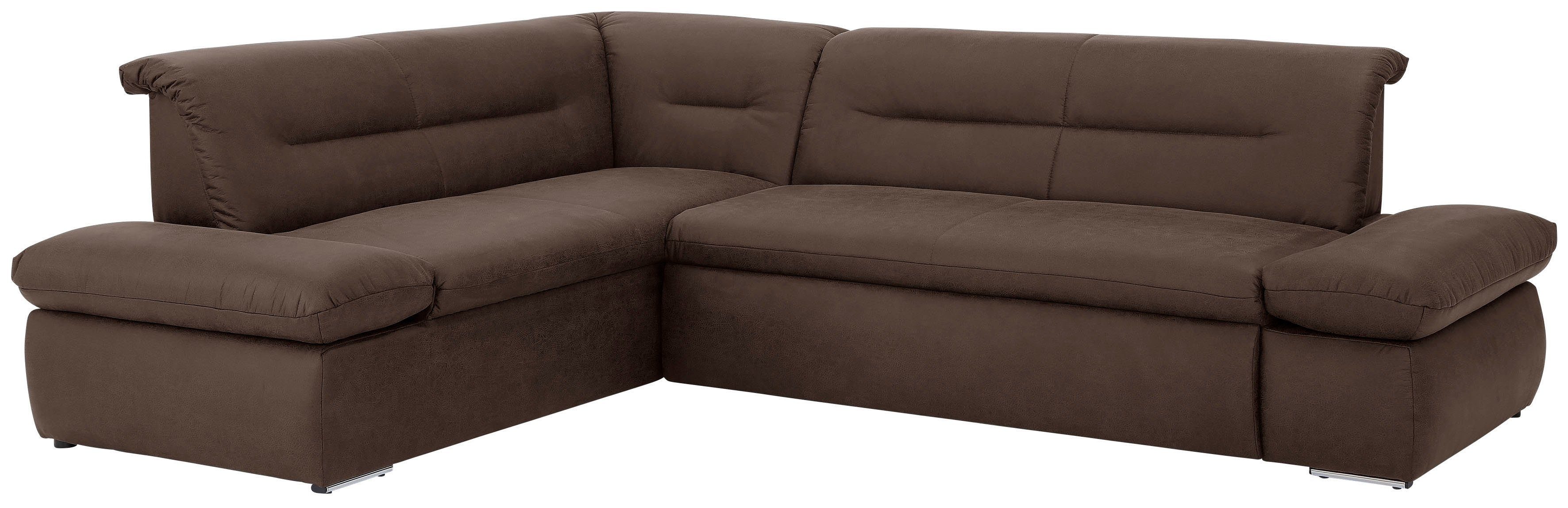 INOSIGN Hoekbank Avesa L-vorm Naar keuze met arm- en slaapfunctie, bxdxh: 275x211x80 cm