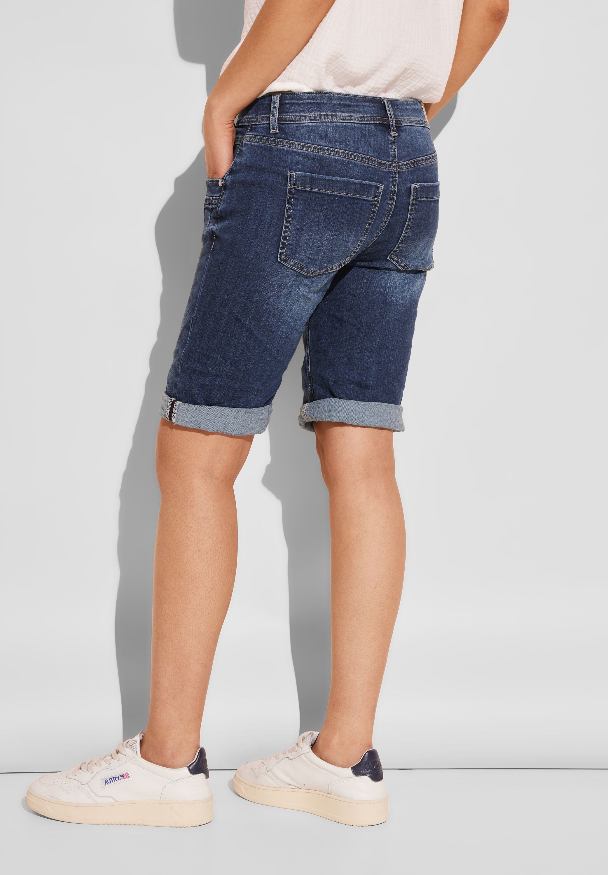 STREET ONE Bermuda Style Jane met siernaad