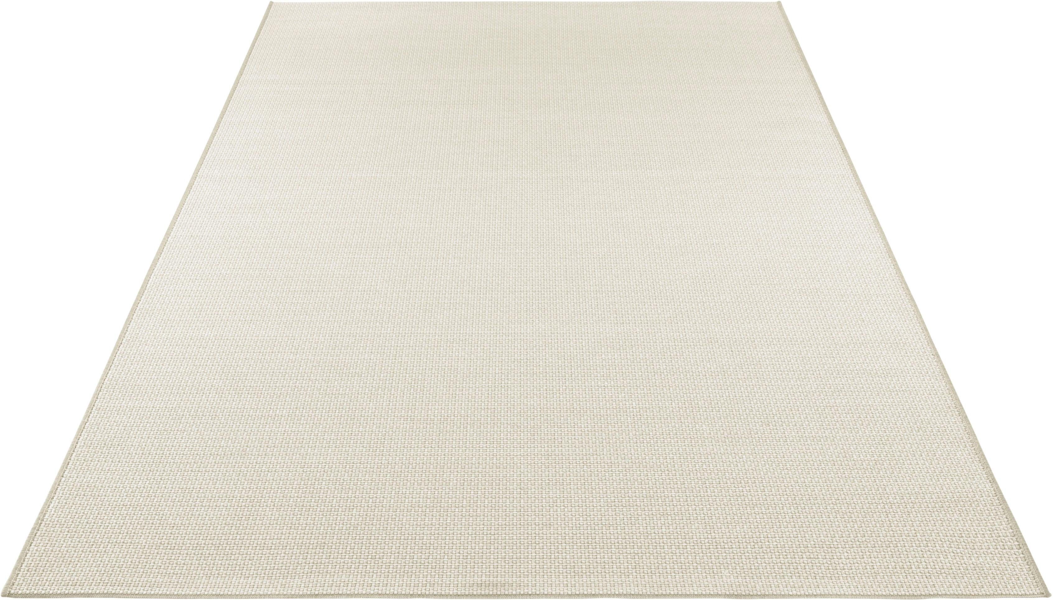 ELLE DECORATION Vloerkleed Millau Platweefsel, in- & outdoor, modern, terras, balkon, woonkamer moderne vloerkleden maat 4 beige