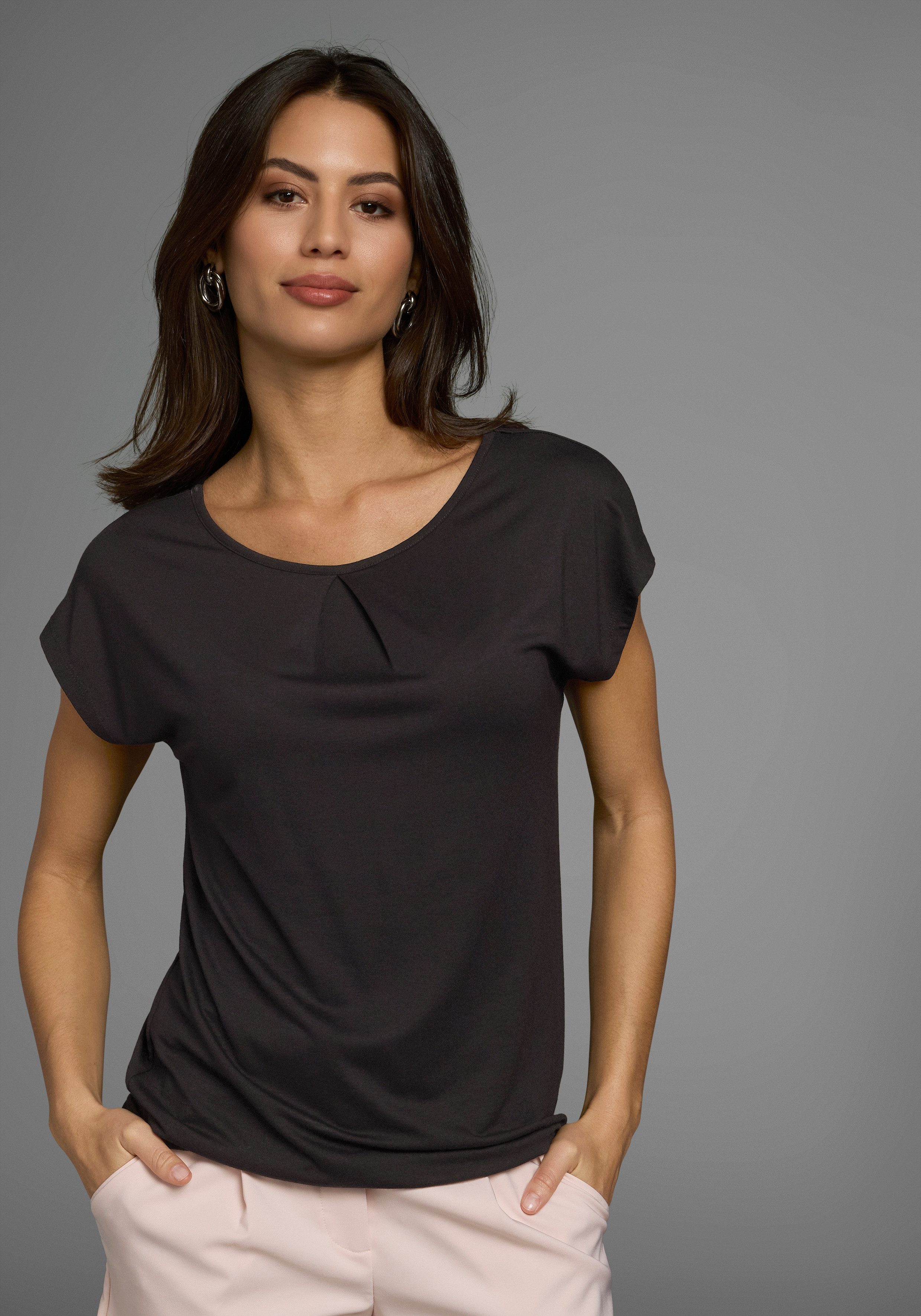 Laura Scott T-shirt met gebloemde print - nieuwe collectie (set, 2-delig)