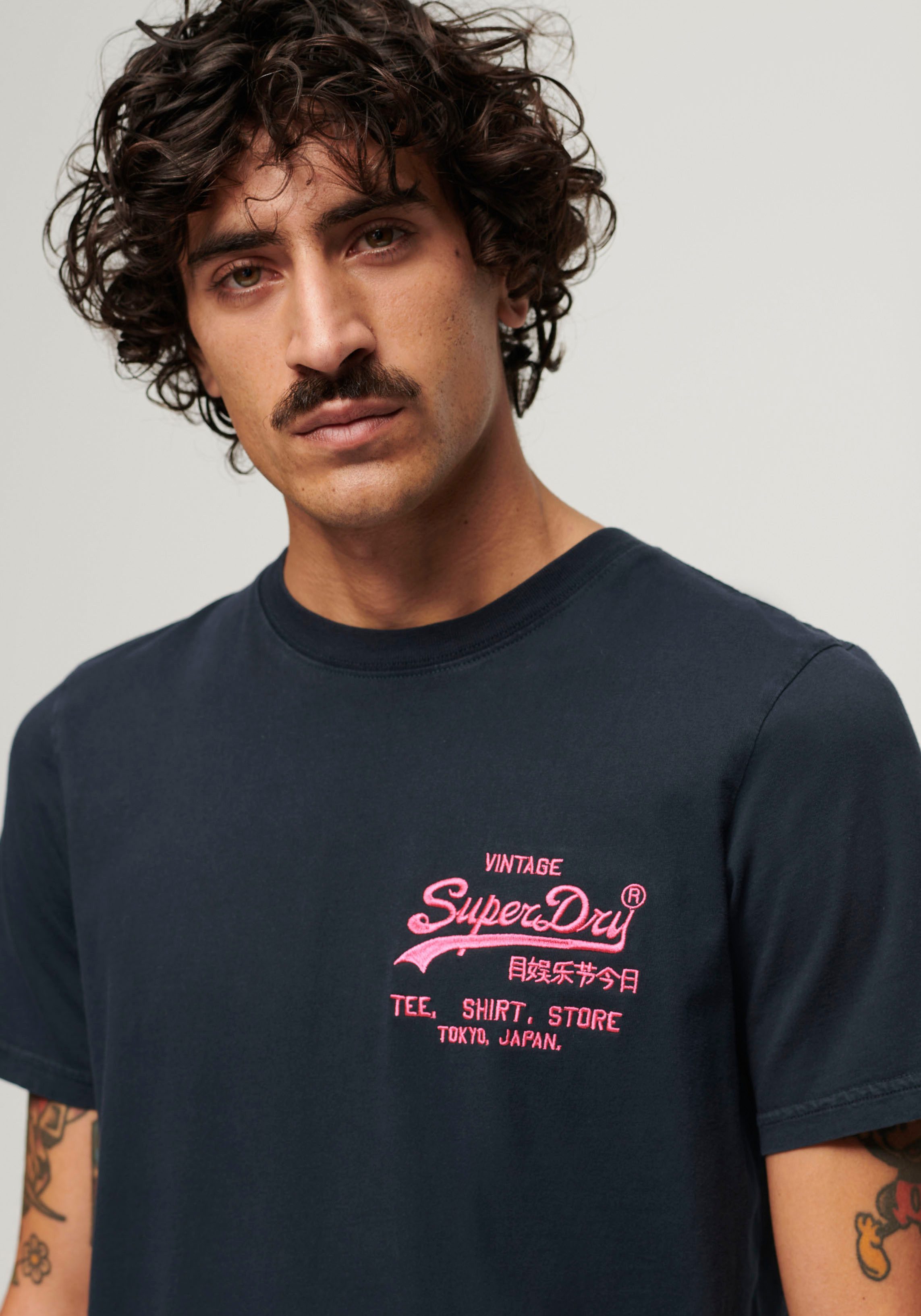Superdry Shirt met print SD-NEON VL T SHIRT