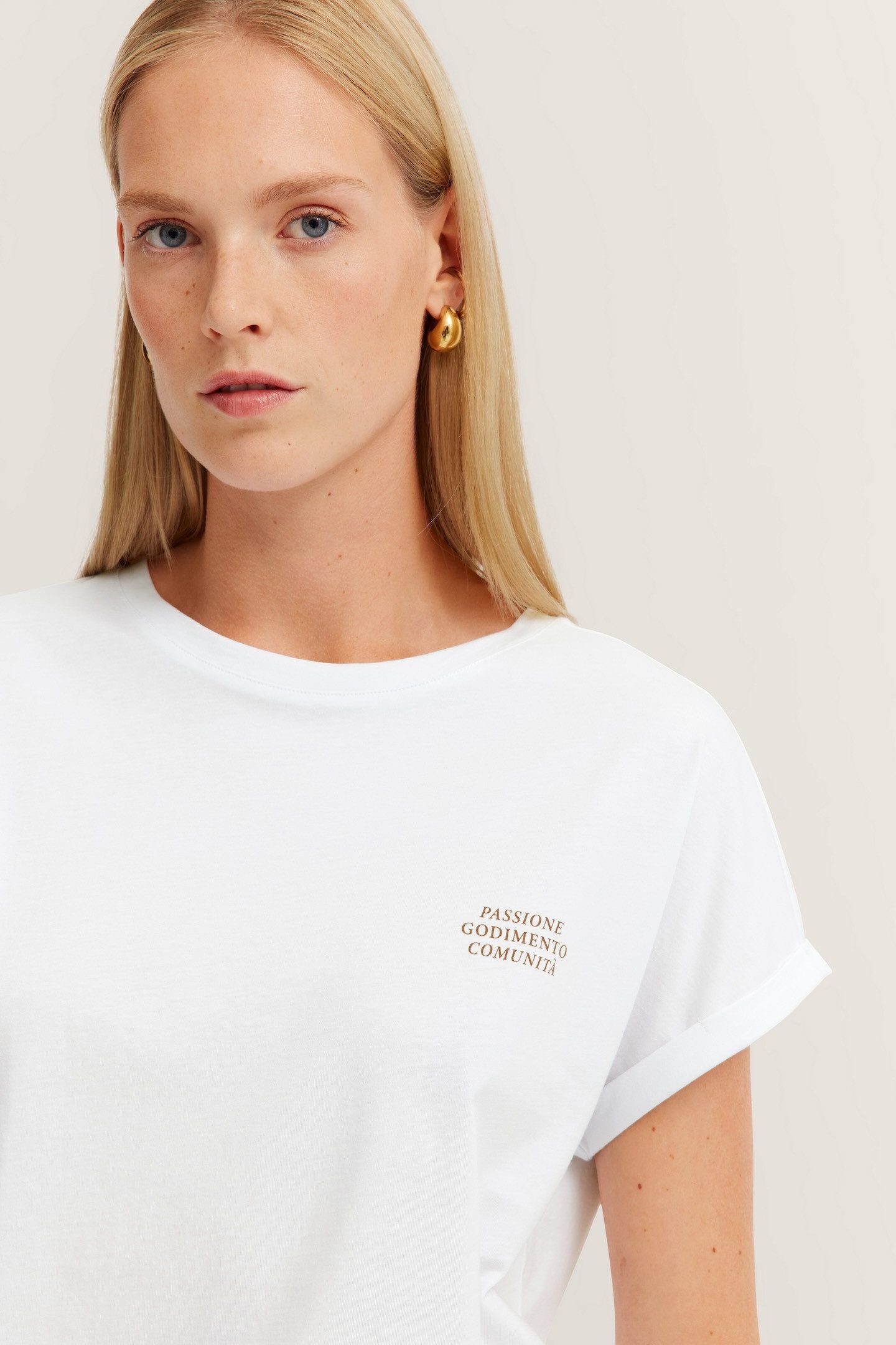 Bugatti T-shirt gemaakt van biologisch katoen