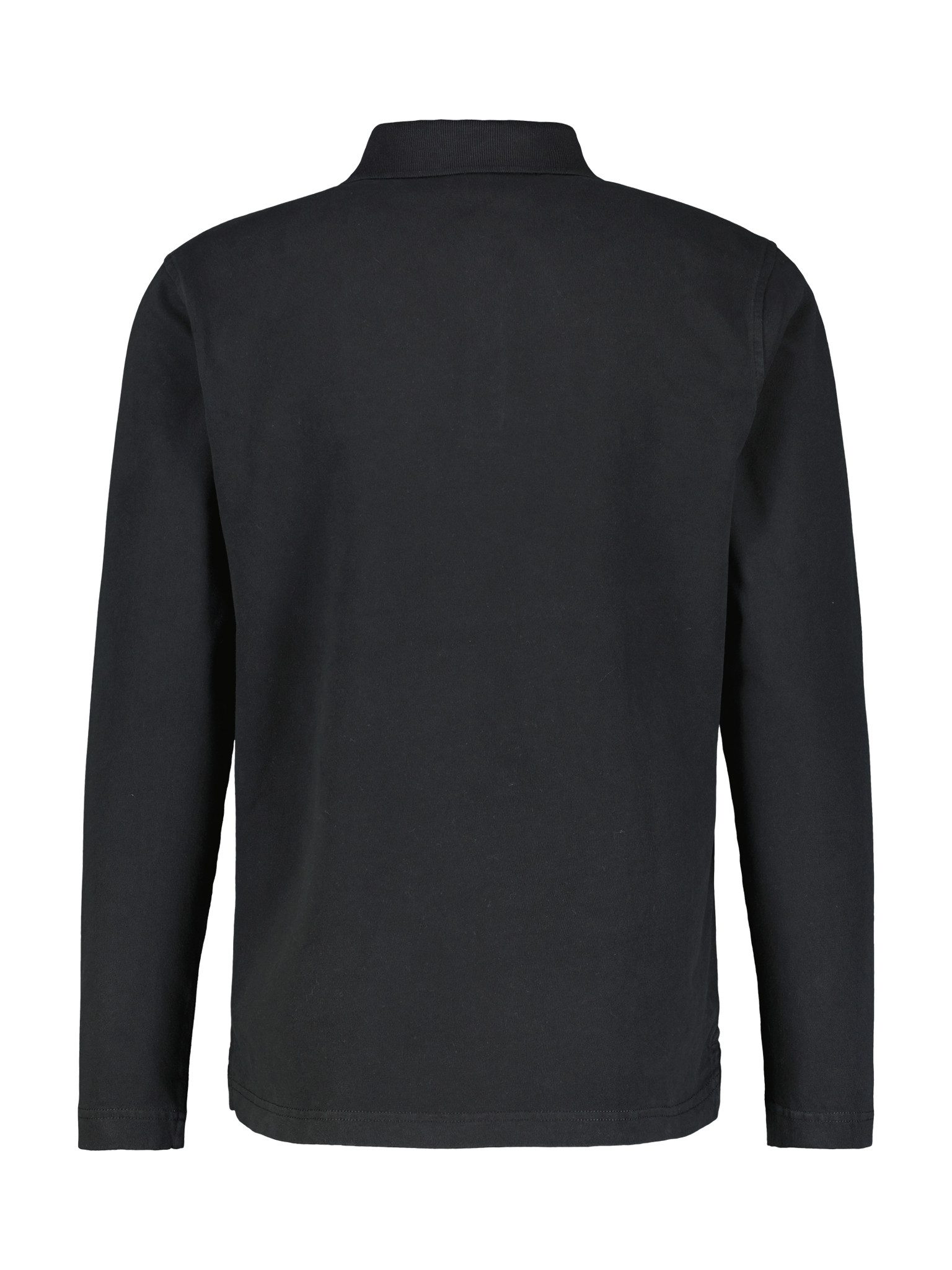 Lerros Poloshirt met lange mouwen met geborduurd logo